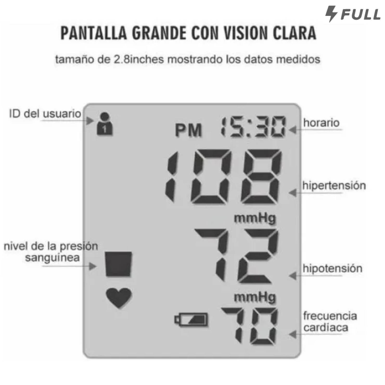 Monitor De Presión Arterial Digital De Muñeca Jziki