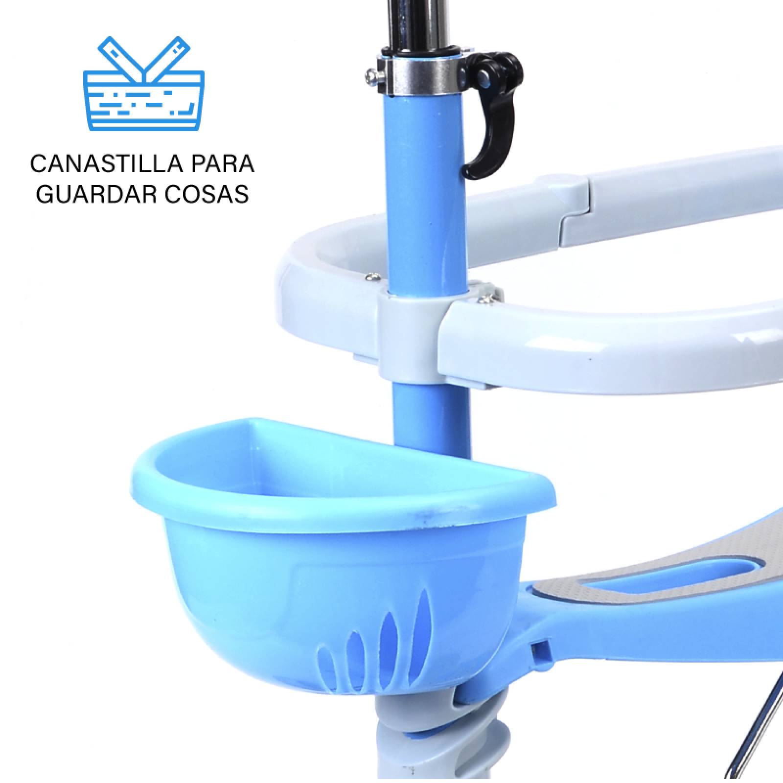 Scooter Patin Infantil Asiento Ajustable 3 Ruedas Con Manija