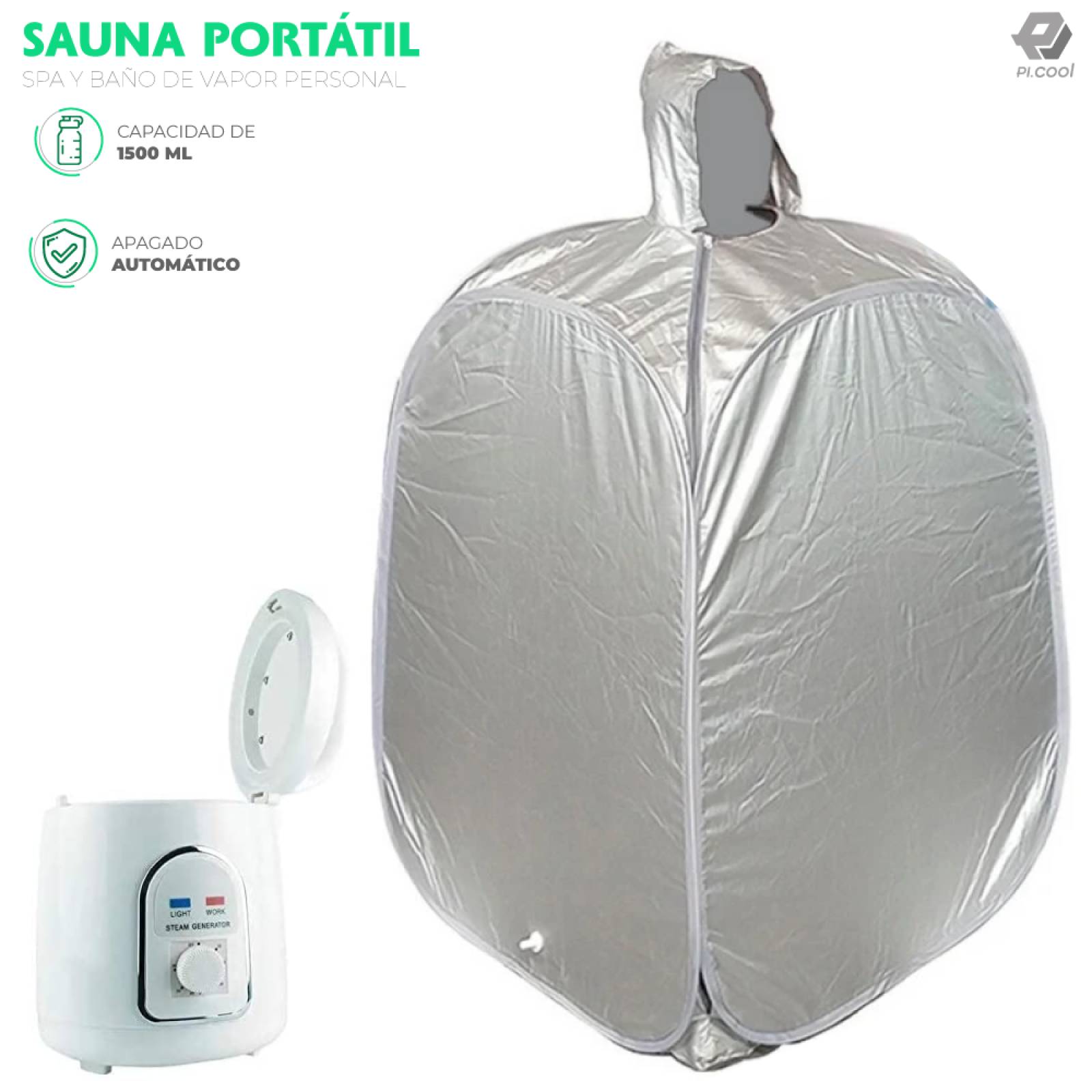Vapor Sauna Portatil Spa Personal Cuidado Belleza