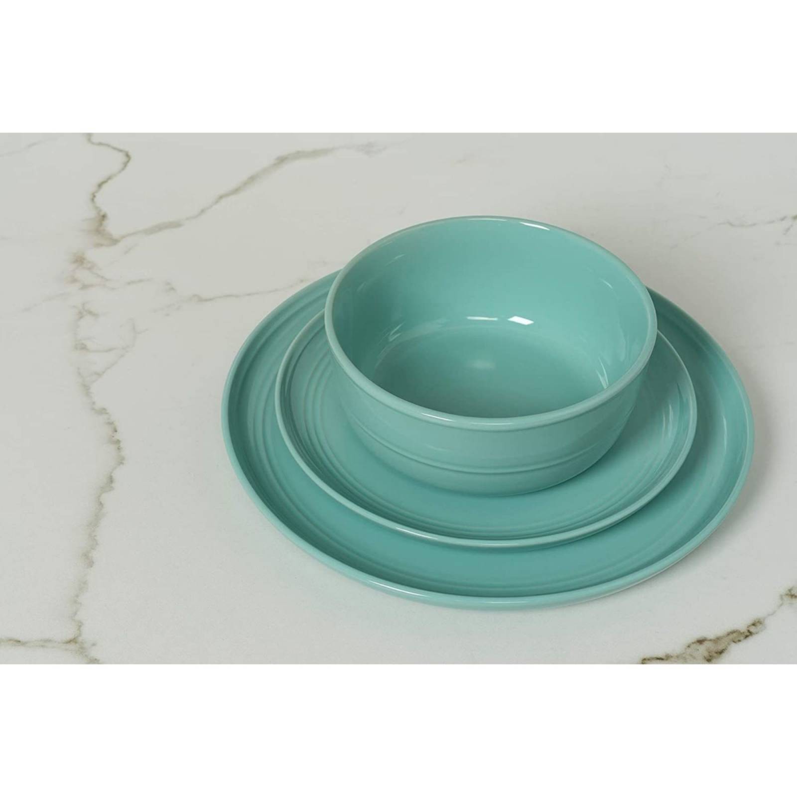 Set Vajilla Cerámica Seafoam 10 Strawberry St. 16 Piezas