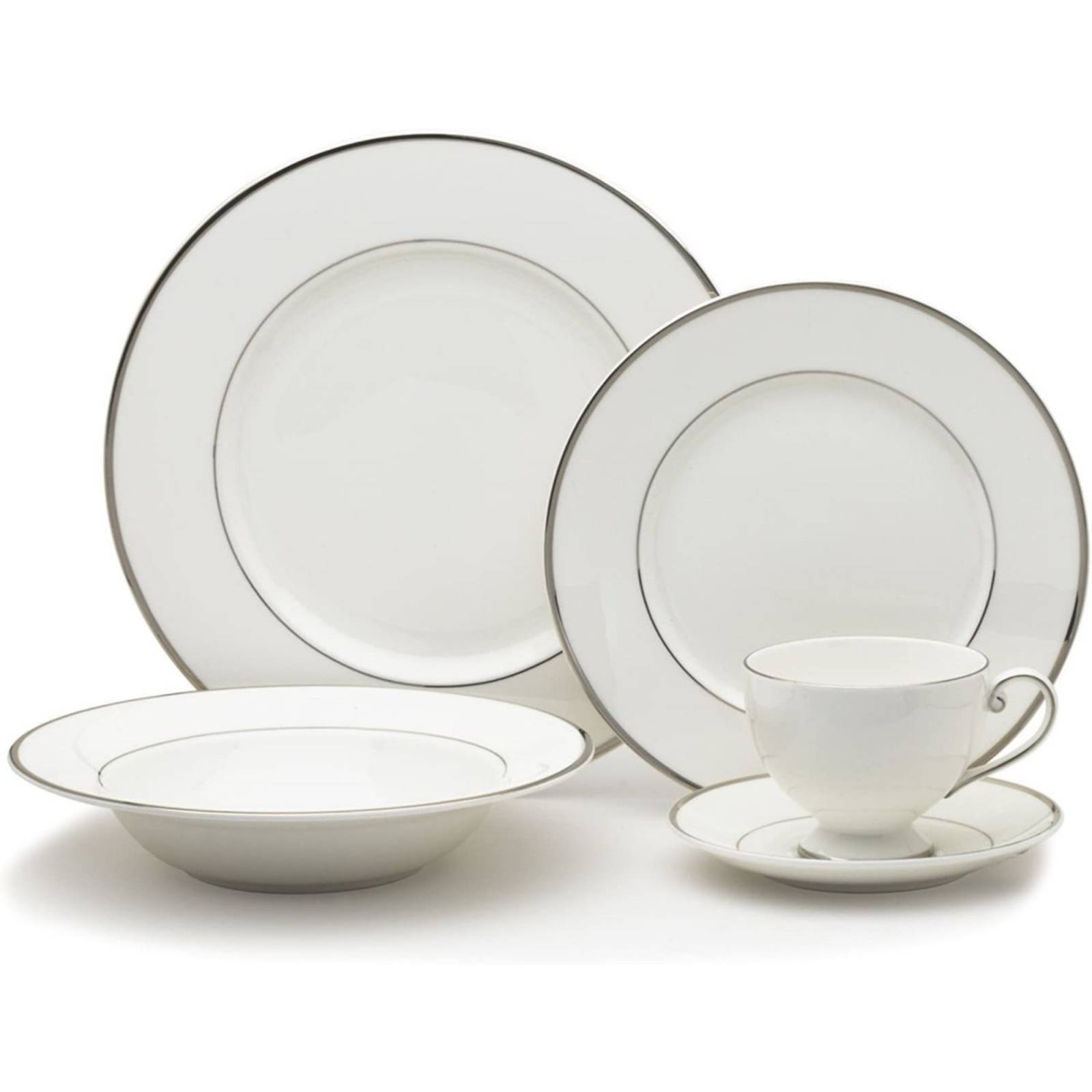 Set Vajilla Mikasa Platinum 40 Piezas Plata