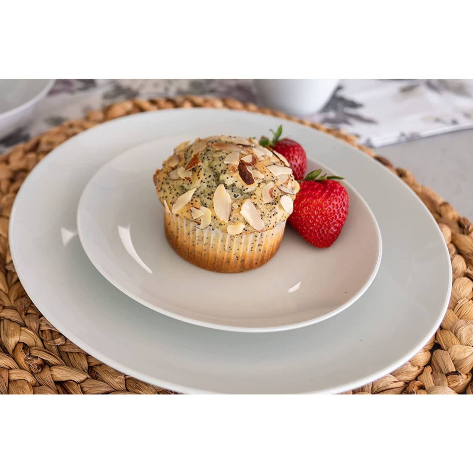 Set Vajilla Blanco 10 Strawberry Street Simply Coupe 12 Pzs