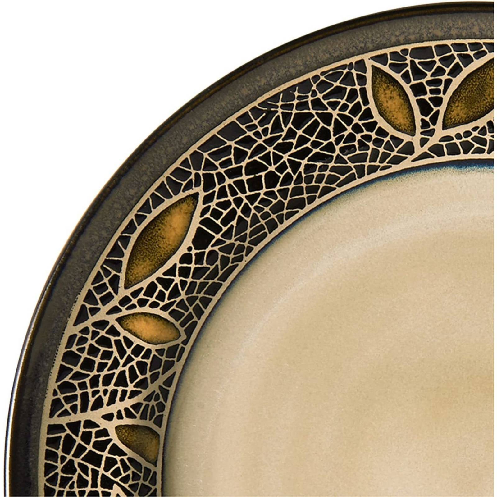 Set Vajilla Gourmet Basics 16 Piezas Café Cerámica