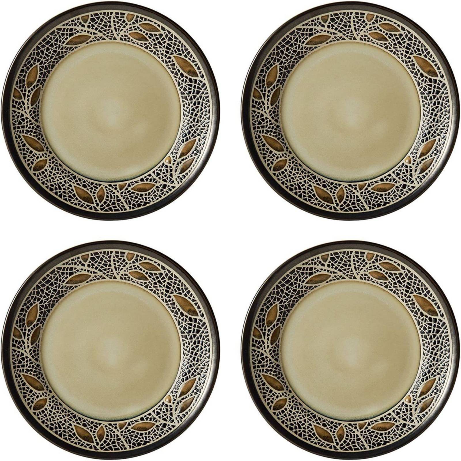 Set Vajilla Gourmet Basics 16 Piezas Café Cerámica