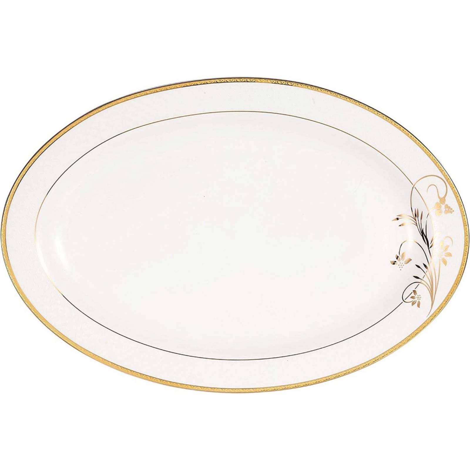 Set Vajilla Oro Porcelana La Luna 57 Piezas
