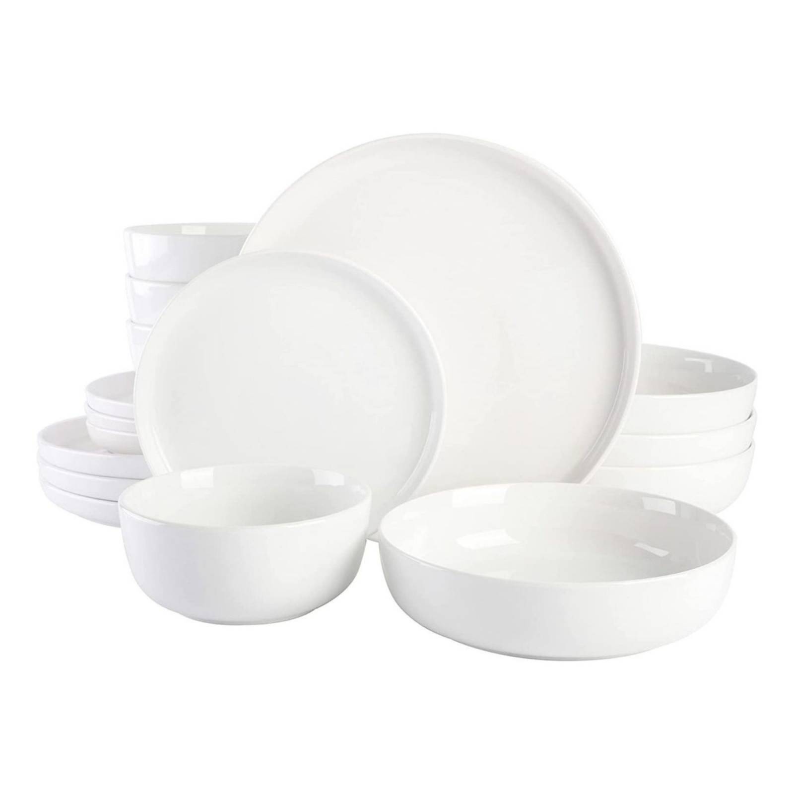 Set Vajilla Gibson Home Oslo 16 Piezas Blanco