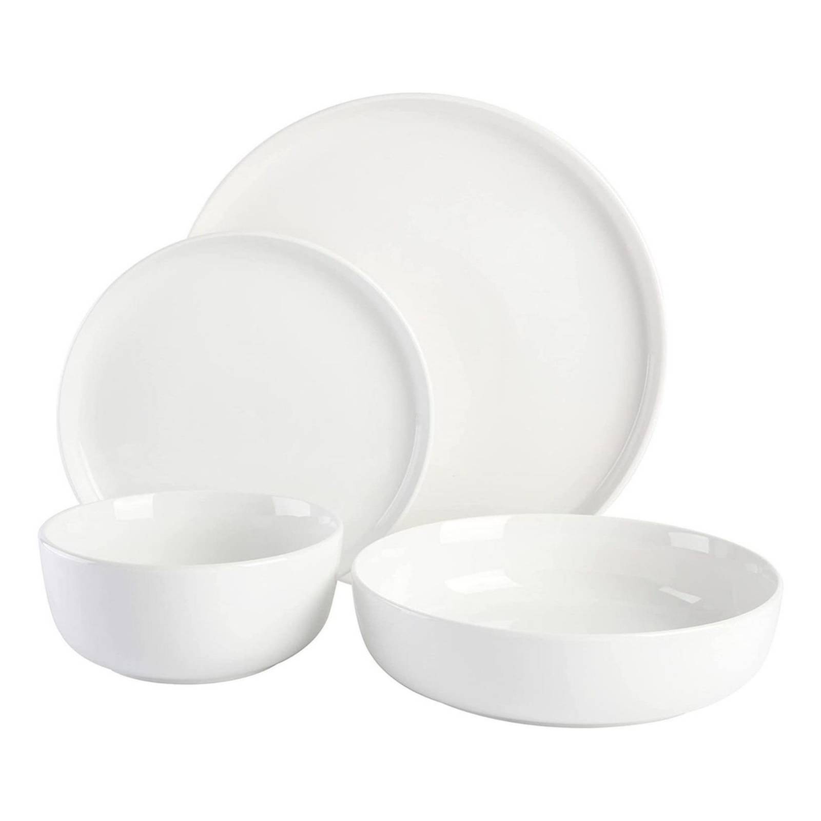 Set Vajilla Gibson Home Oslo 16 Piezas Blanco