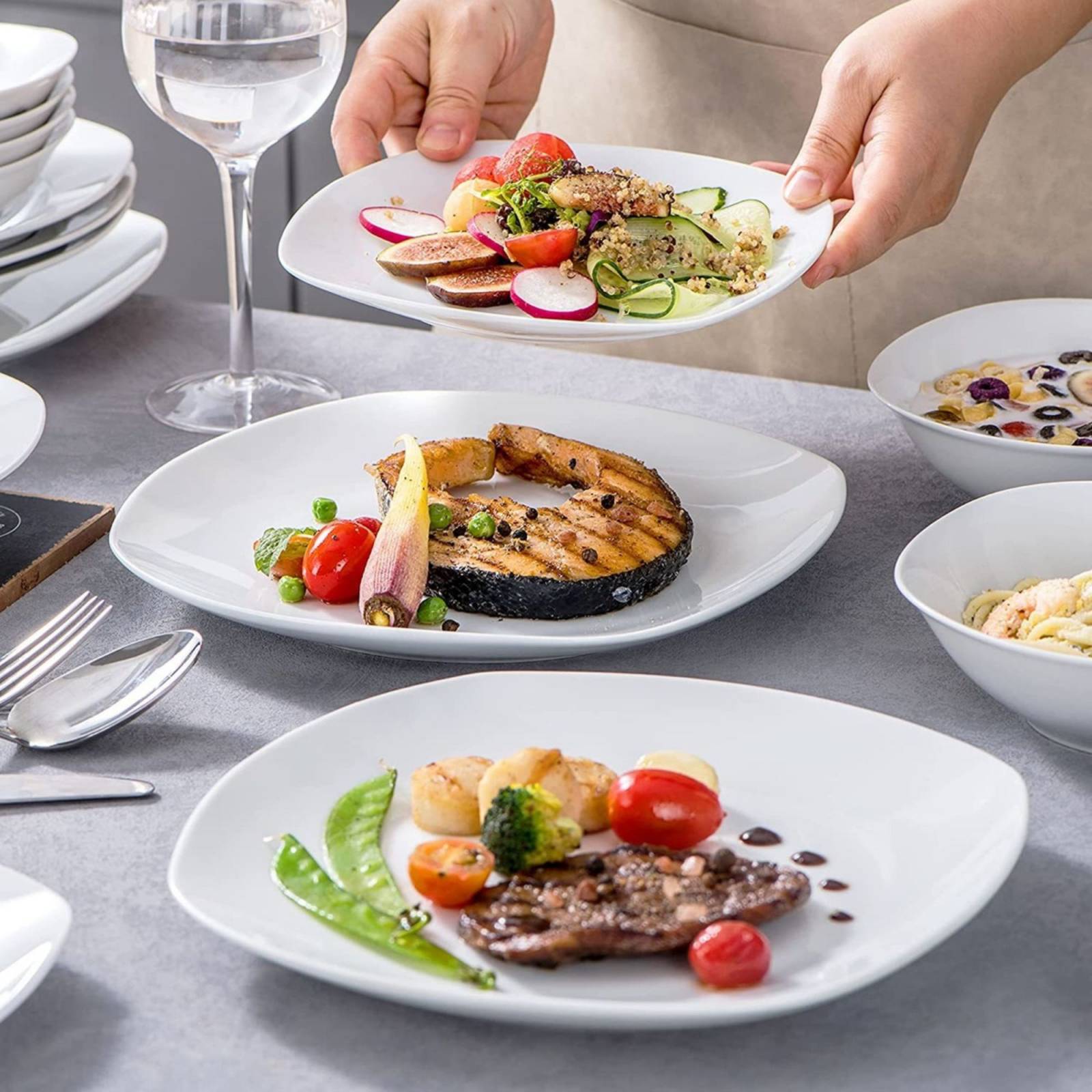 Set Vajilla Elisa, Malacasa, 24 Piezas