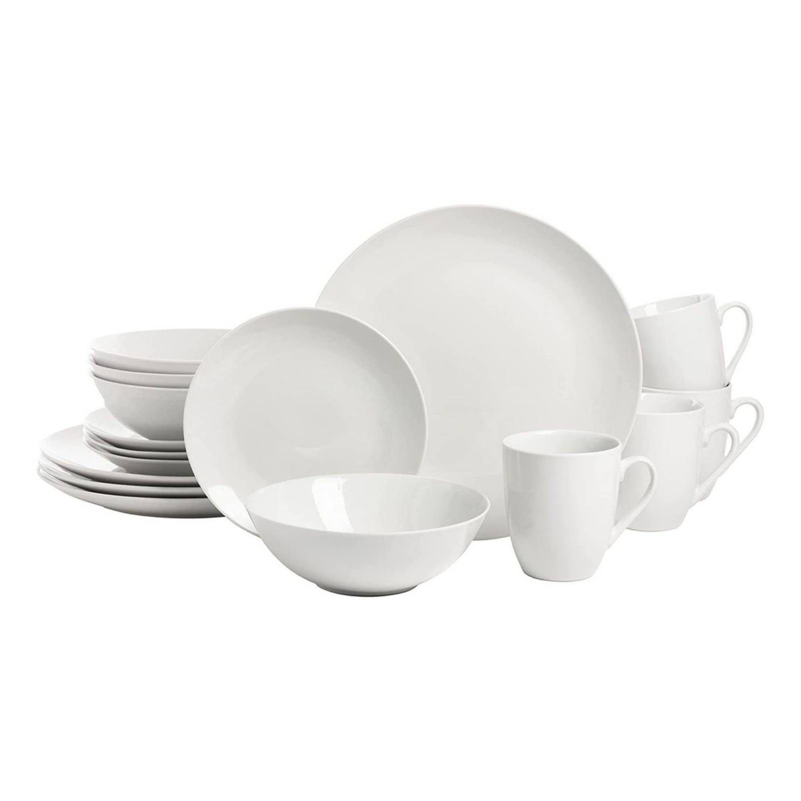 Set Vajilla Porcelana Strawberry Street Simply Coupe 16 Pzs