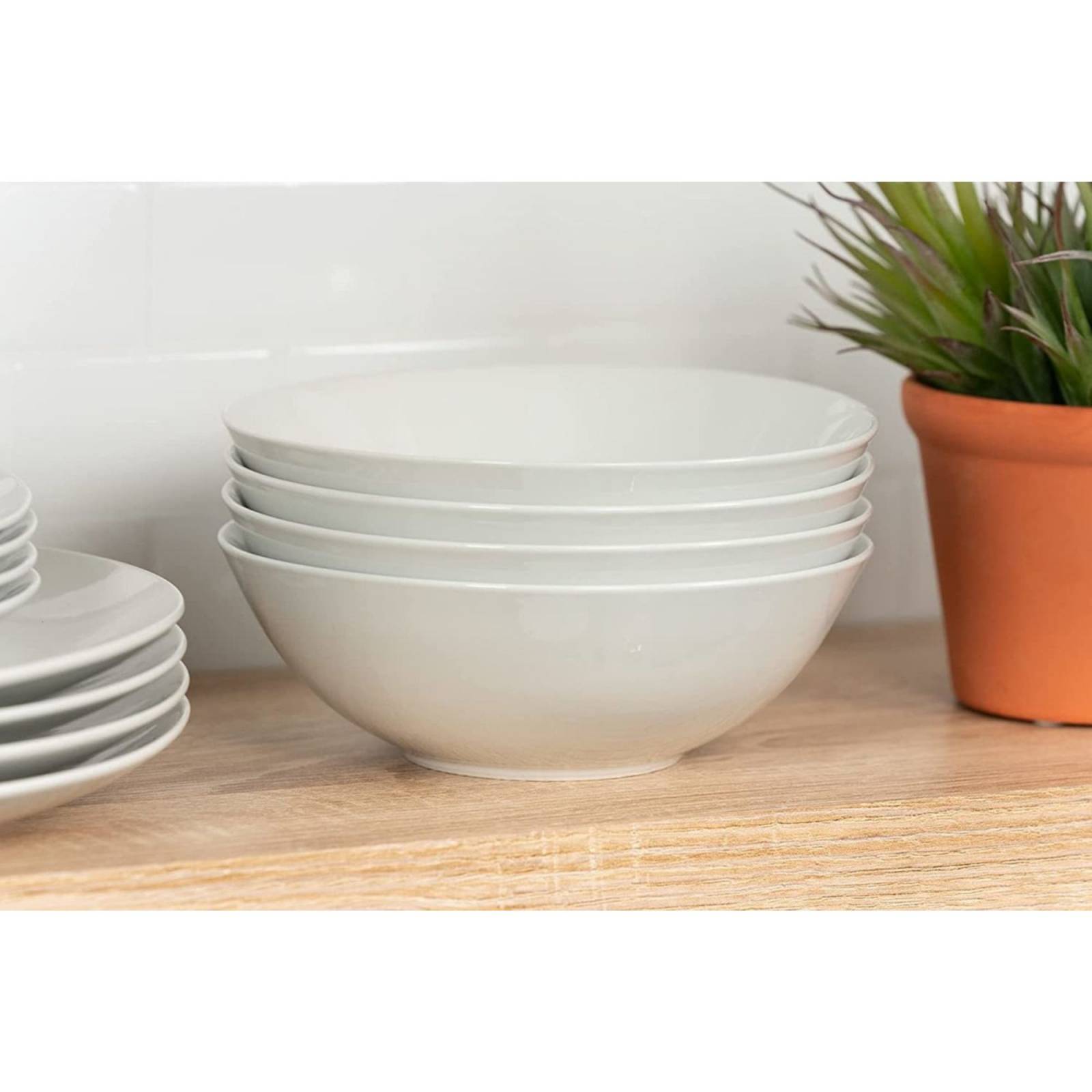 Set Vajilla Porcelana Strawberry Street Simply Coupe 16 Pzs