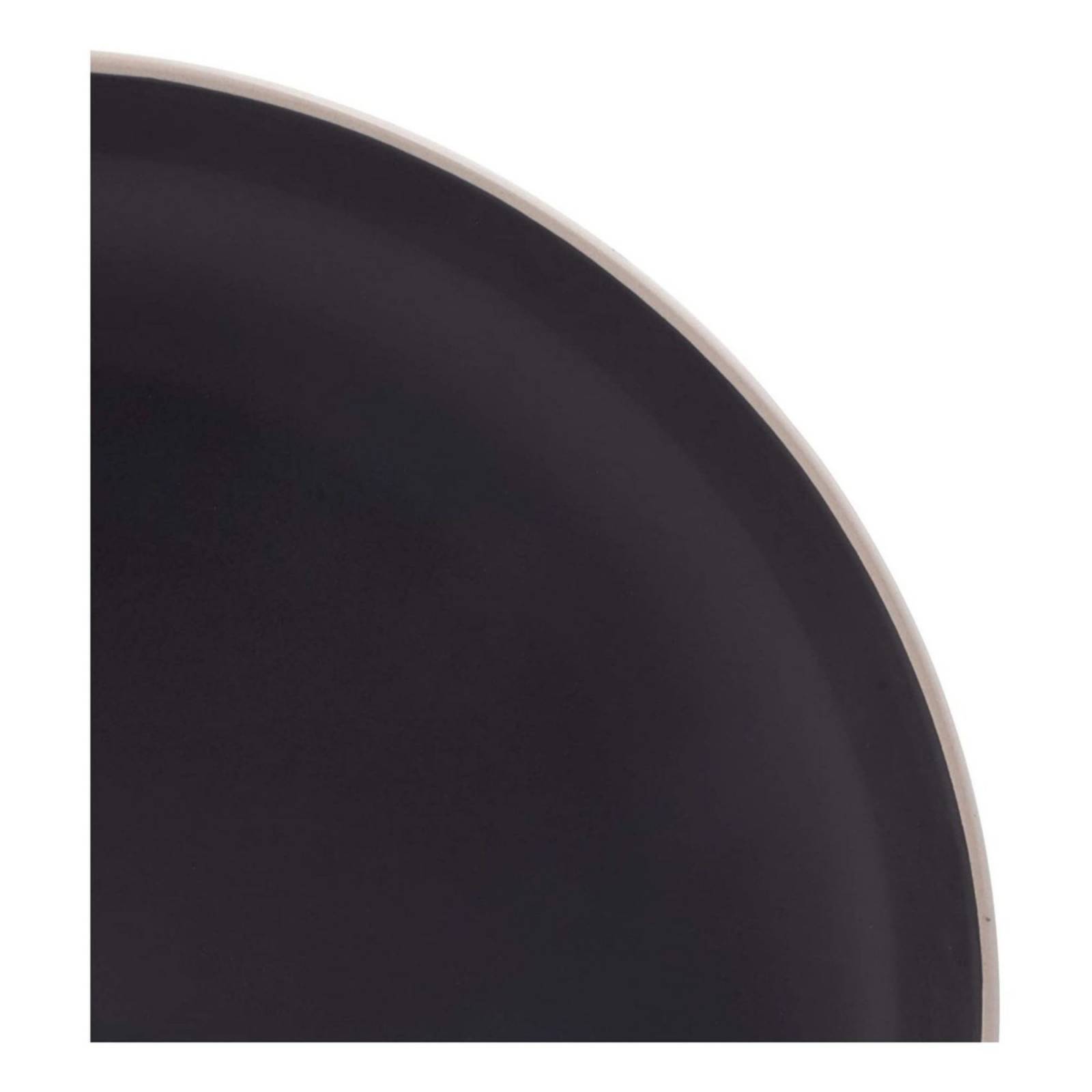 Juego De Vajilla De 12 Piezas De Cerámica Gibson Home Negro