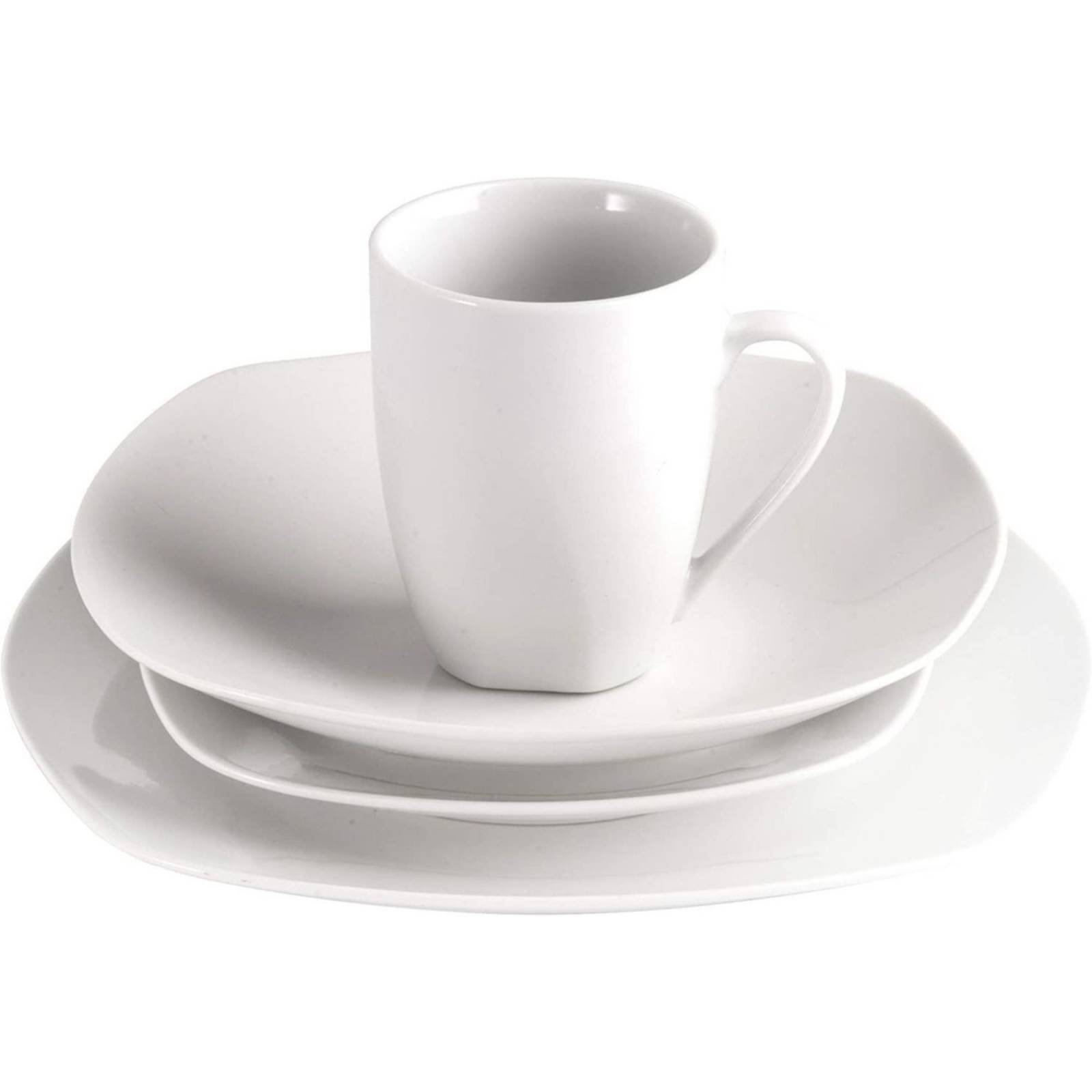 Juego De Vajilla De 16 Piezas De Porcelana Gibson Home