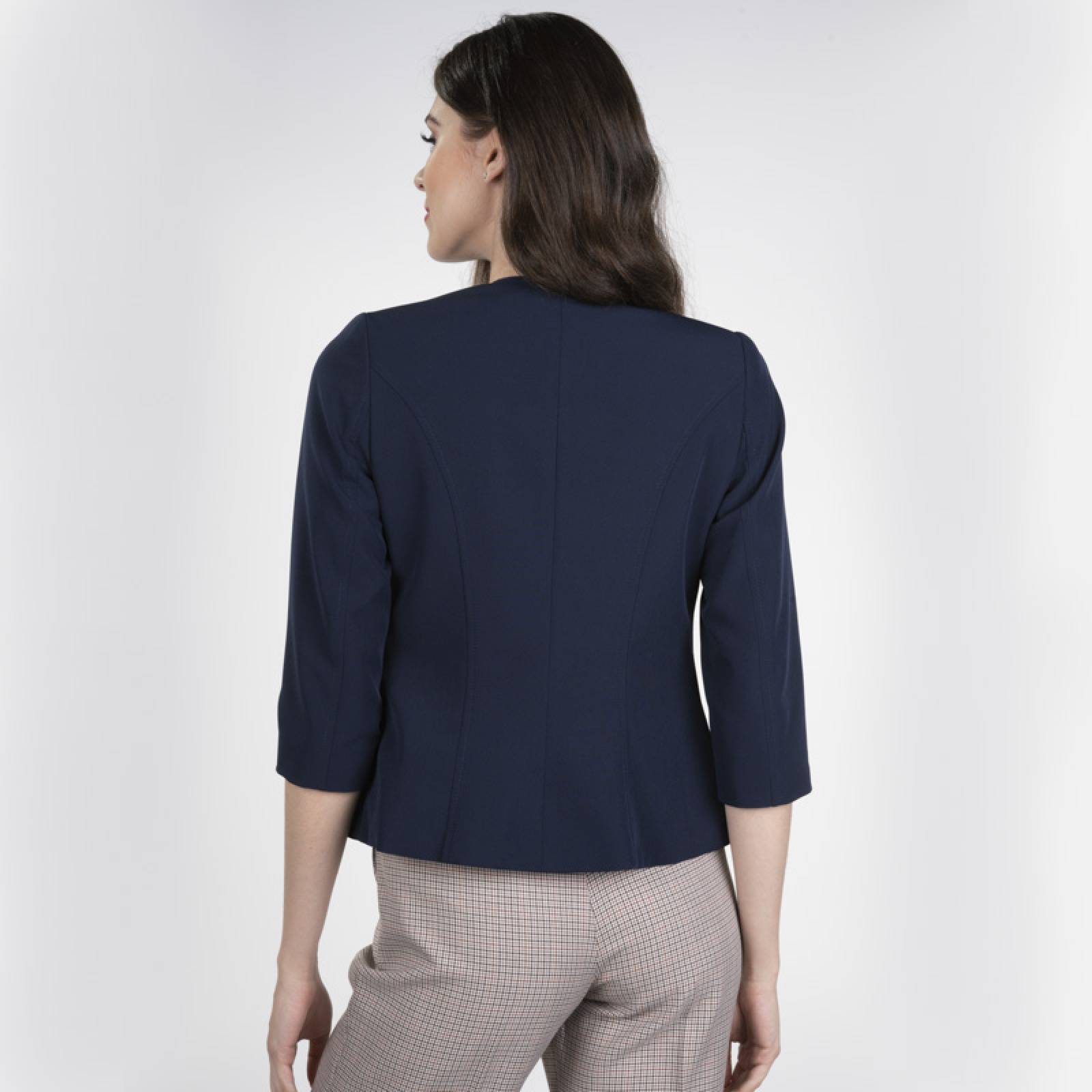 Saco tipo bolero para Dama Petite Amori Azul Marino