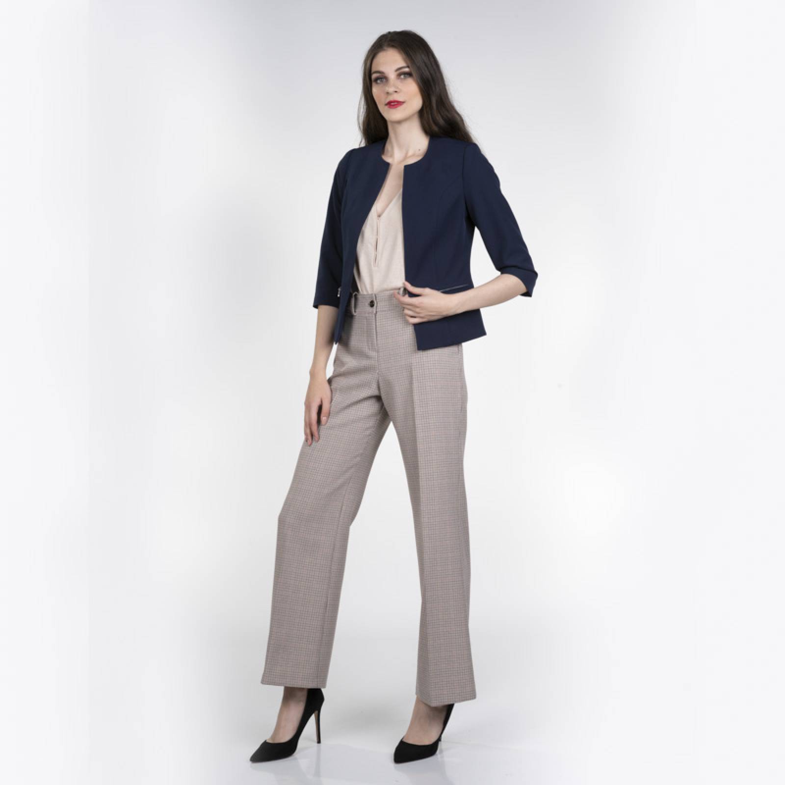 Saco tipo bolero para Dama Petite Amori Azul Marino