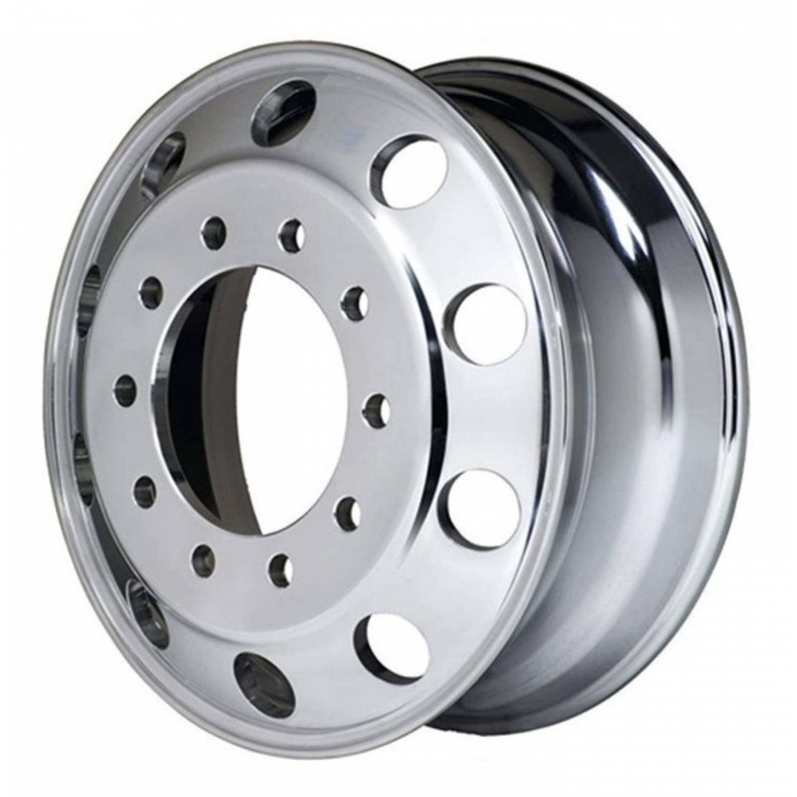 Rines 22.5x8.25 TDI-BTE WHEELS UNEMON ALUMINIO PULIDO AMBOS LADOS 10 VENTILAS