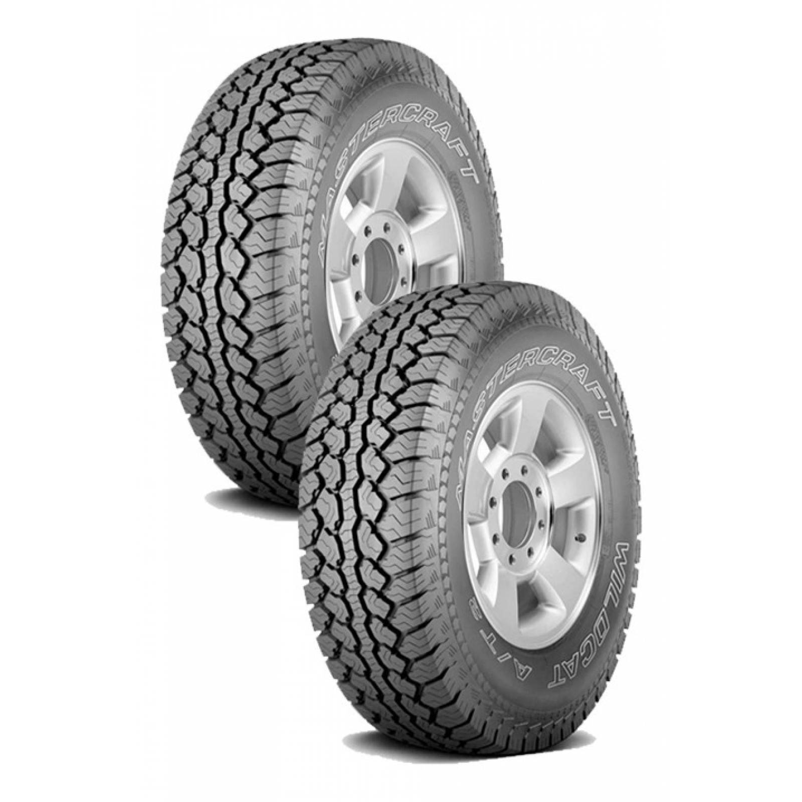 Paq 2 Llanta 245/70R16 107S  MASTERCRAFT WILDCAT AT2 MASTERCRAFT WILDCAT AT2