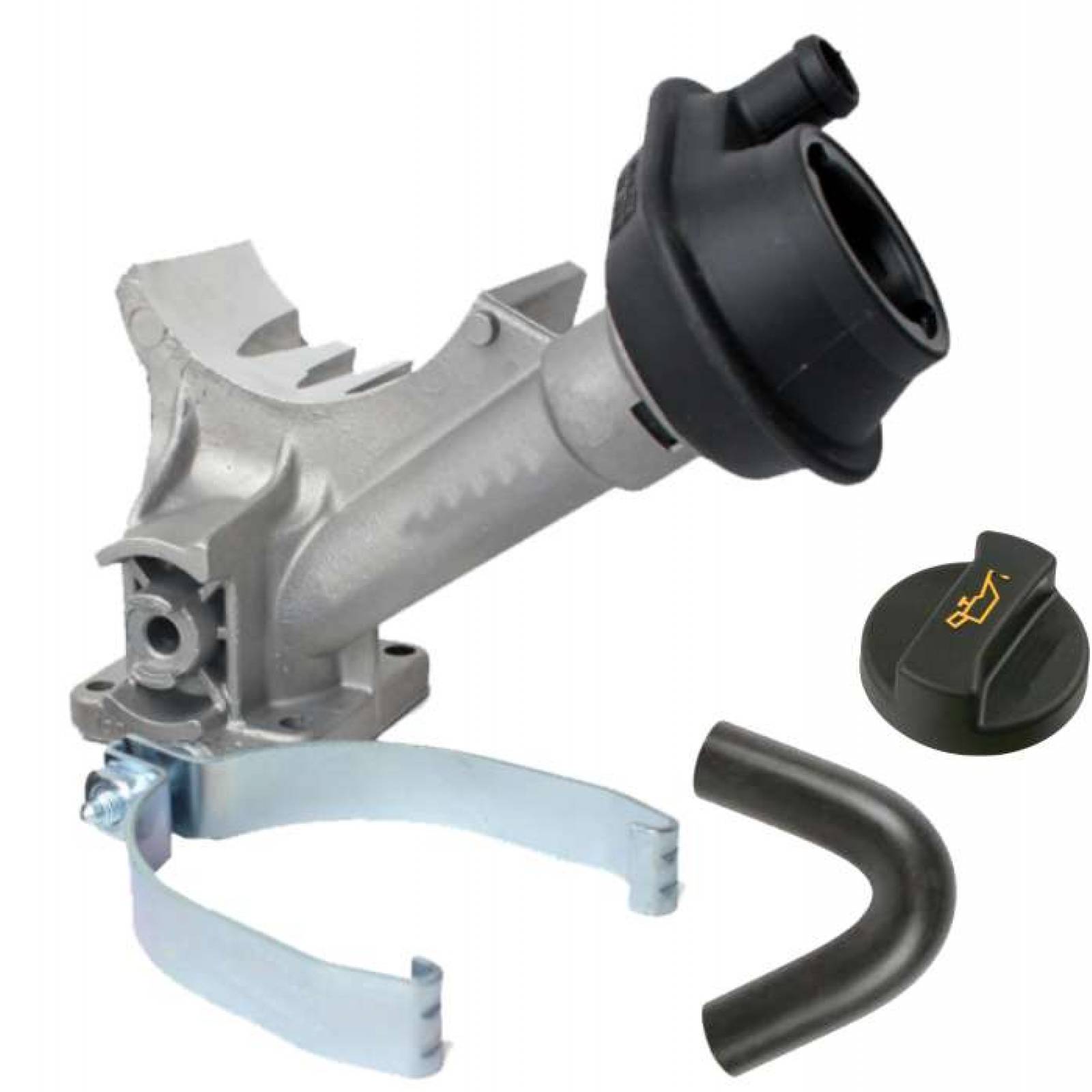 ALTERNADOR COMPLETO CON BASE, TOMA DE ACEITE,  POLEA, BANDA Y CINCHO VW COMBI 1.6L 74-86 CARBURADO VOCHO