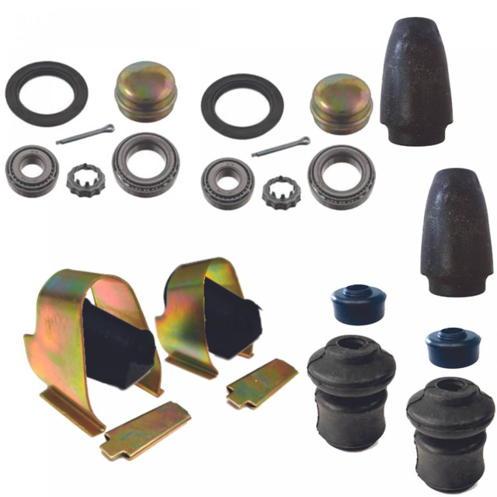 KIT DE SUSPENSION DELANTERA  CON CAJA DE DIRECCIÒN VW SEDAN 74-00 VOCHO PARA 4 BIRLOS