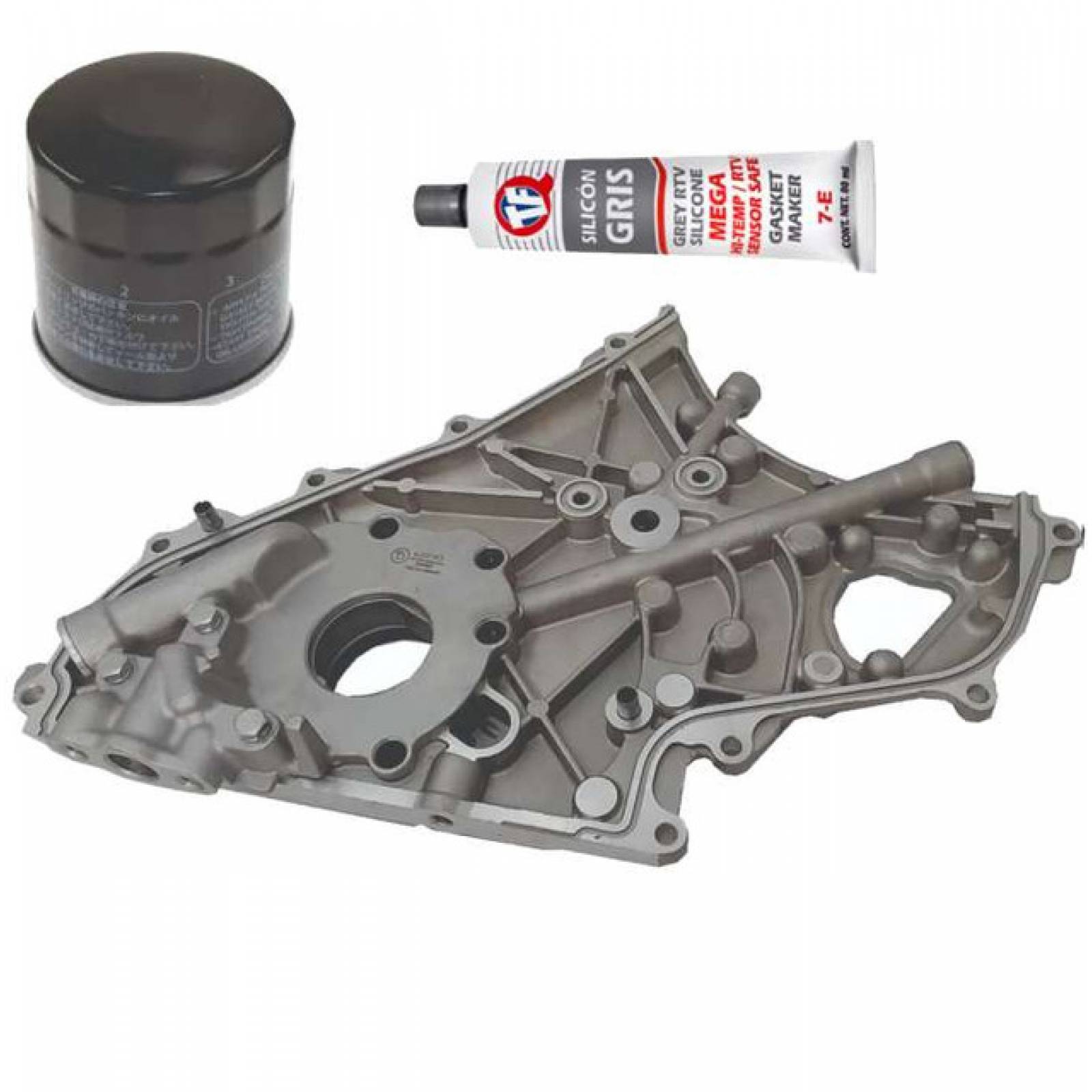 KIT DE DISTRIBUCION CADENA DOBLE CON BOMBA DE ACEITE Y FILTRO DE ACEITE PARA NISSAN FRONTIER 2.5L DIESEL 08-13 MOTOR YD25DDTI 16 PIEZAS