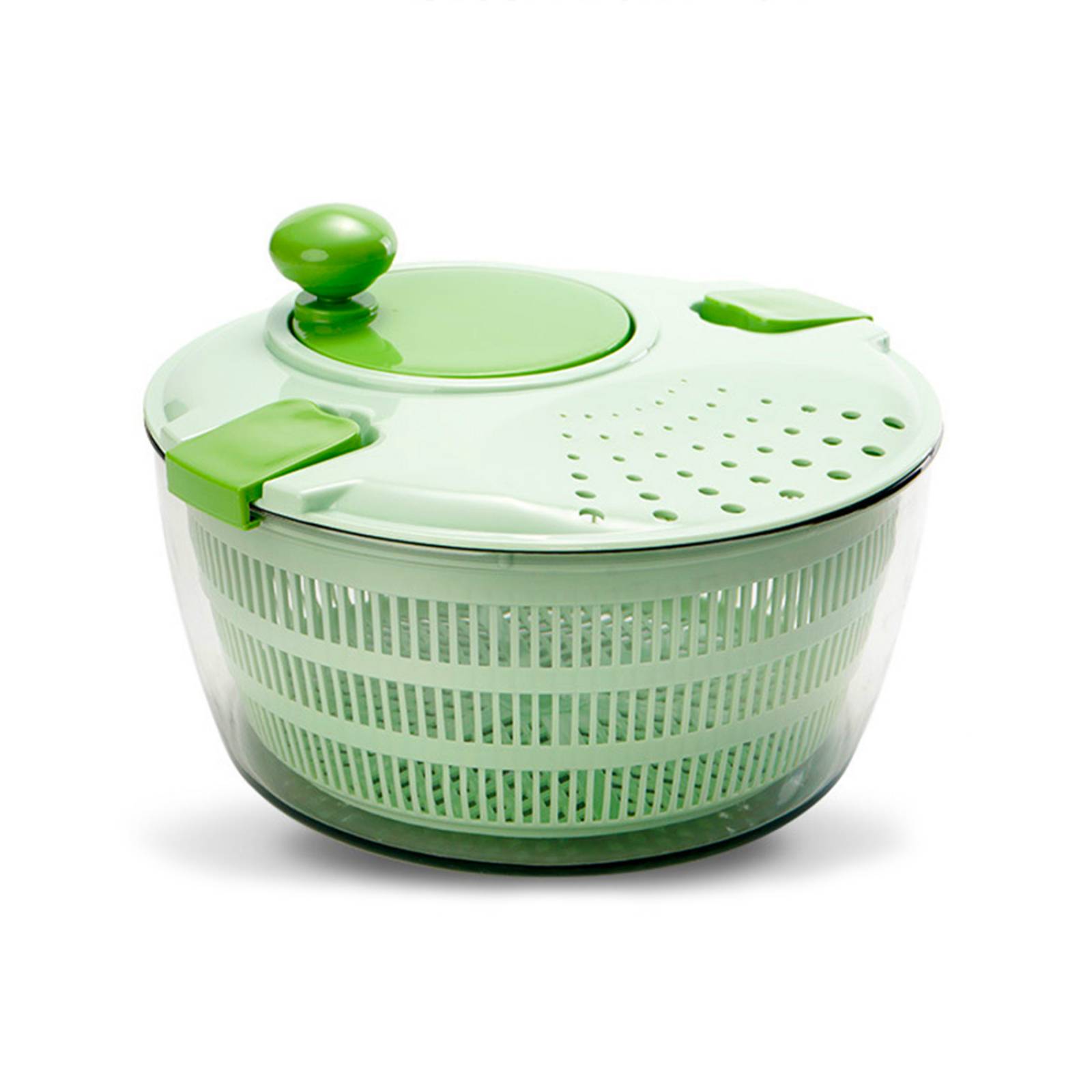 Centrifugadora de Lechuga y Escurridor de Verduras Hiperware de 4L Color Verde