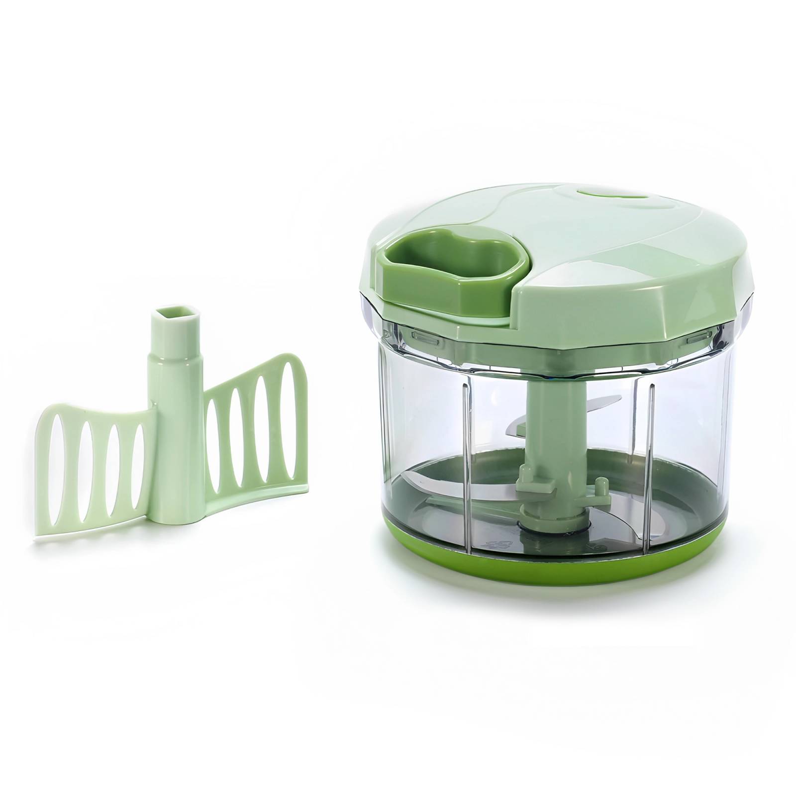 Picador de Verduras y Mezclador Manual Hiperware de 1L Color Verde