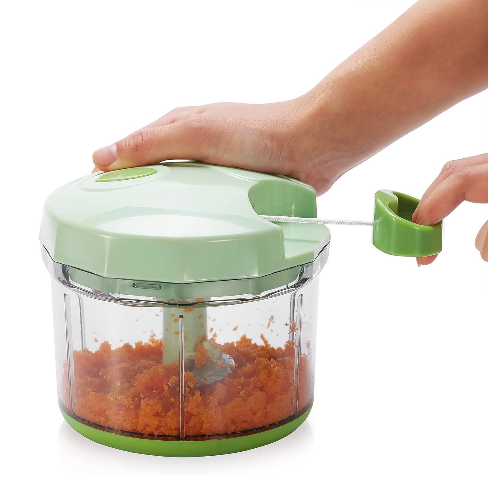 Picador de Verduras y Mezclador Manual Hiperware de 1L Color Verde