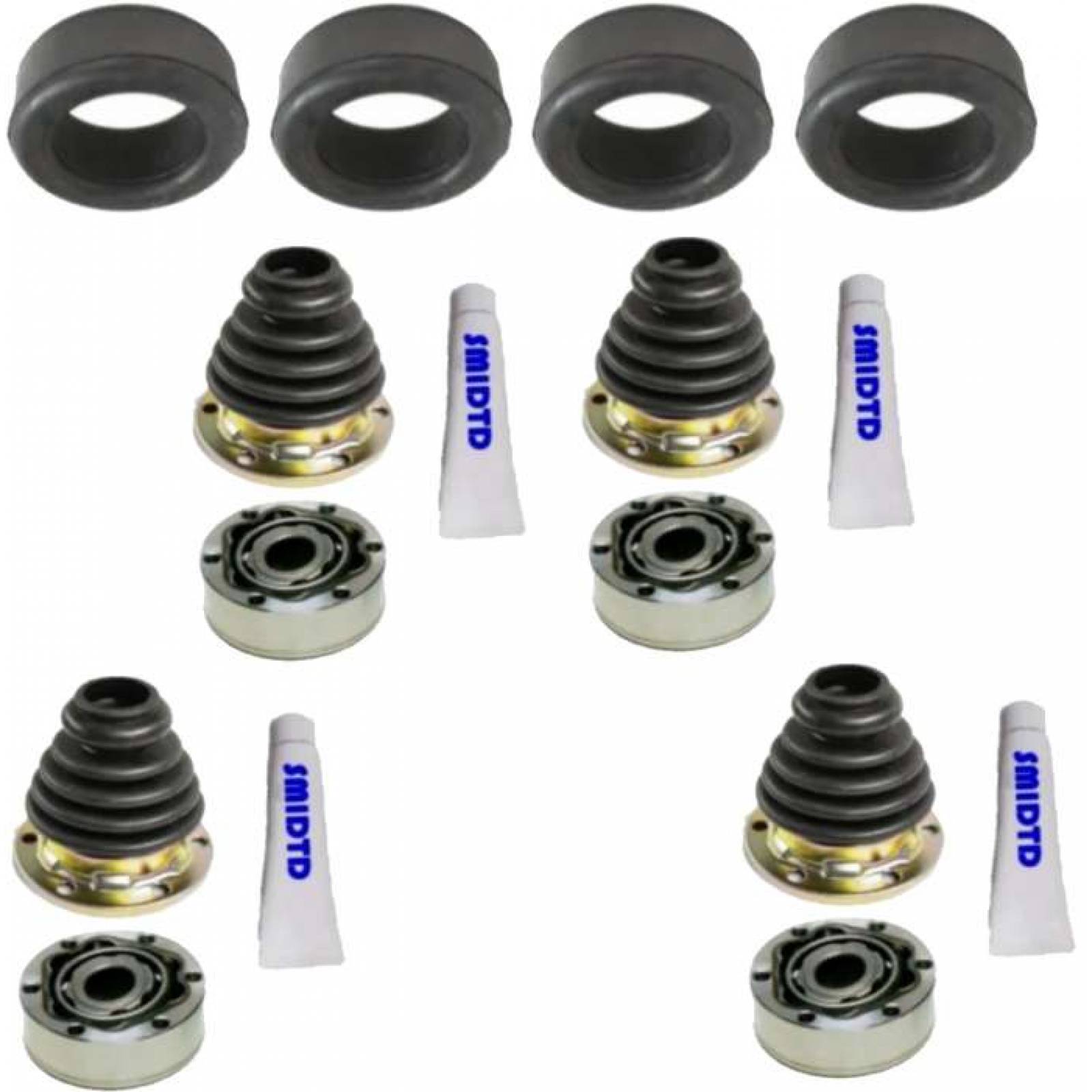 KIT SUSPENSION DELANTERA CON CAJA DE DIRECCION Y SUSPENSION TRASERA PARA VW COMBI 87-00 1.8L