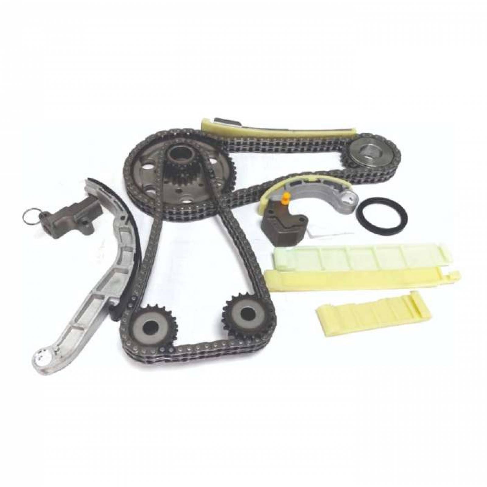 KIT DE DISTRIBUCION CADENA DOBLE PARA NISSAN PICKUP NP300 2.5L DIESEL 09-14 MOTOR YD25DDTI 16 PIEZAS