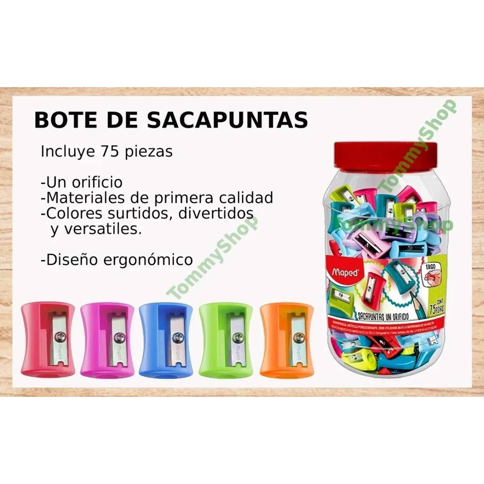Lapices N 2 Lapiz Sacapuntas Bote 75 Surtidos Mayoreo Utiles