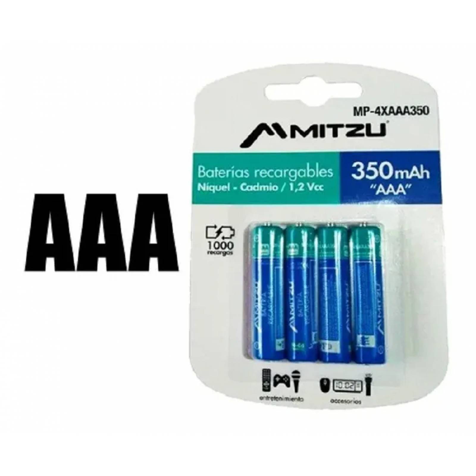 Tenberly Paquete de 8 pilas recargables AA, 1,2 V AA 3000 mAh de alta  capacidad, pilas recargables AA 3000 mAh con estuches para pilas - Top 10  Productos