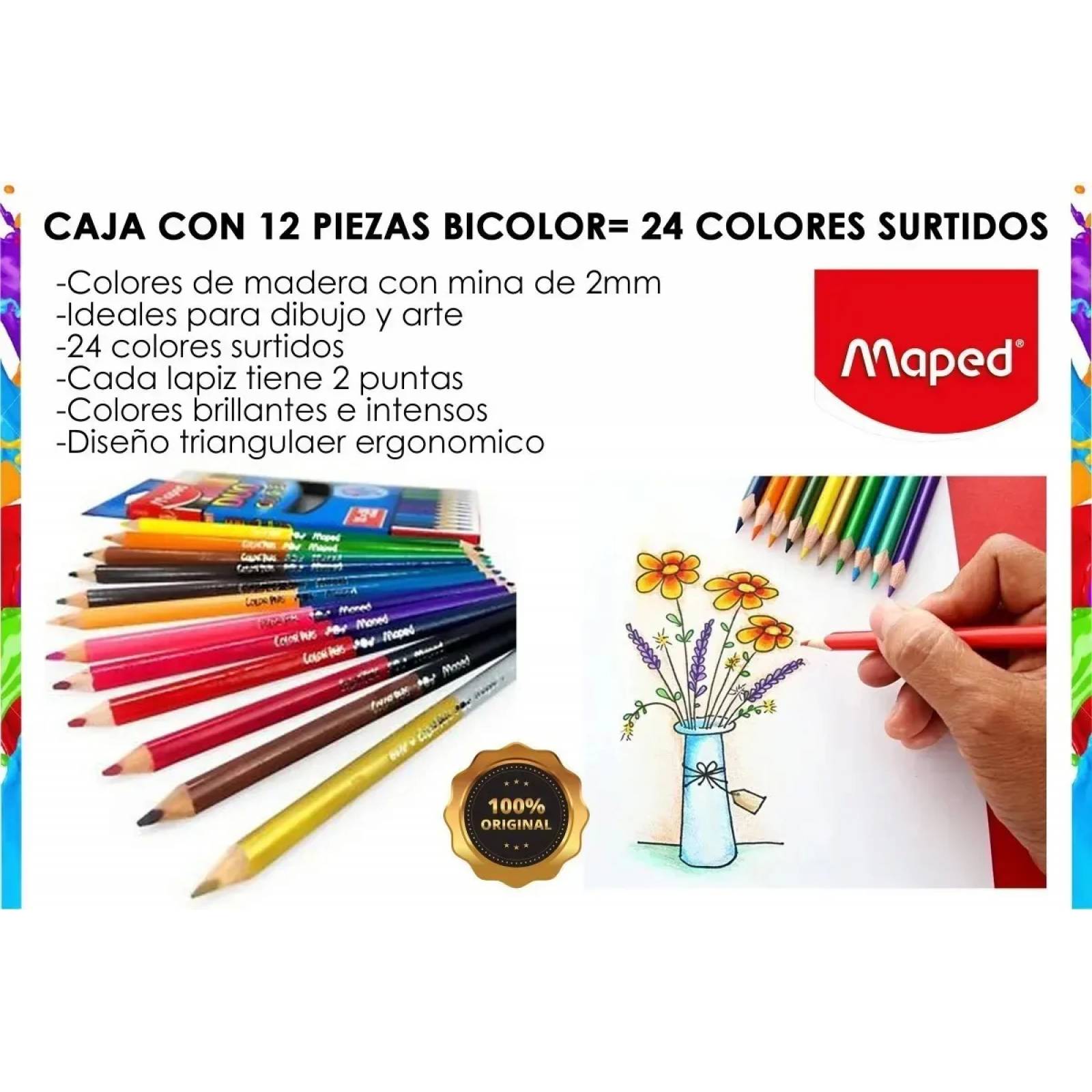 Rotuladores Office Depot Doble Punta Colores surtidos 20 piezas