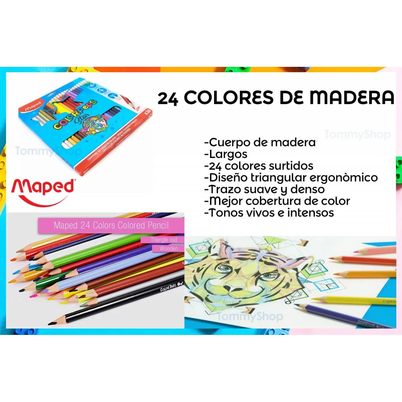10 Plumas De Gel + Plumones Pastel Marcadores + 24 Colores