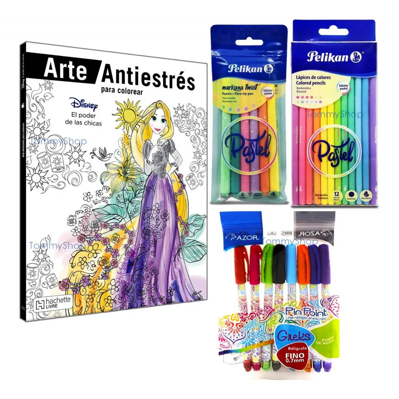 Princesas De Disney® Rapunzel Y Mas Libro Colorear