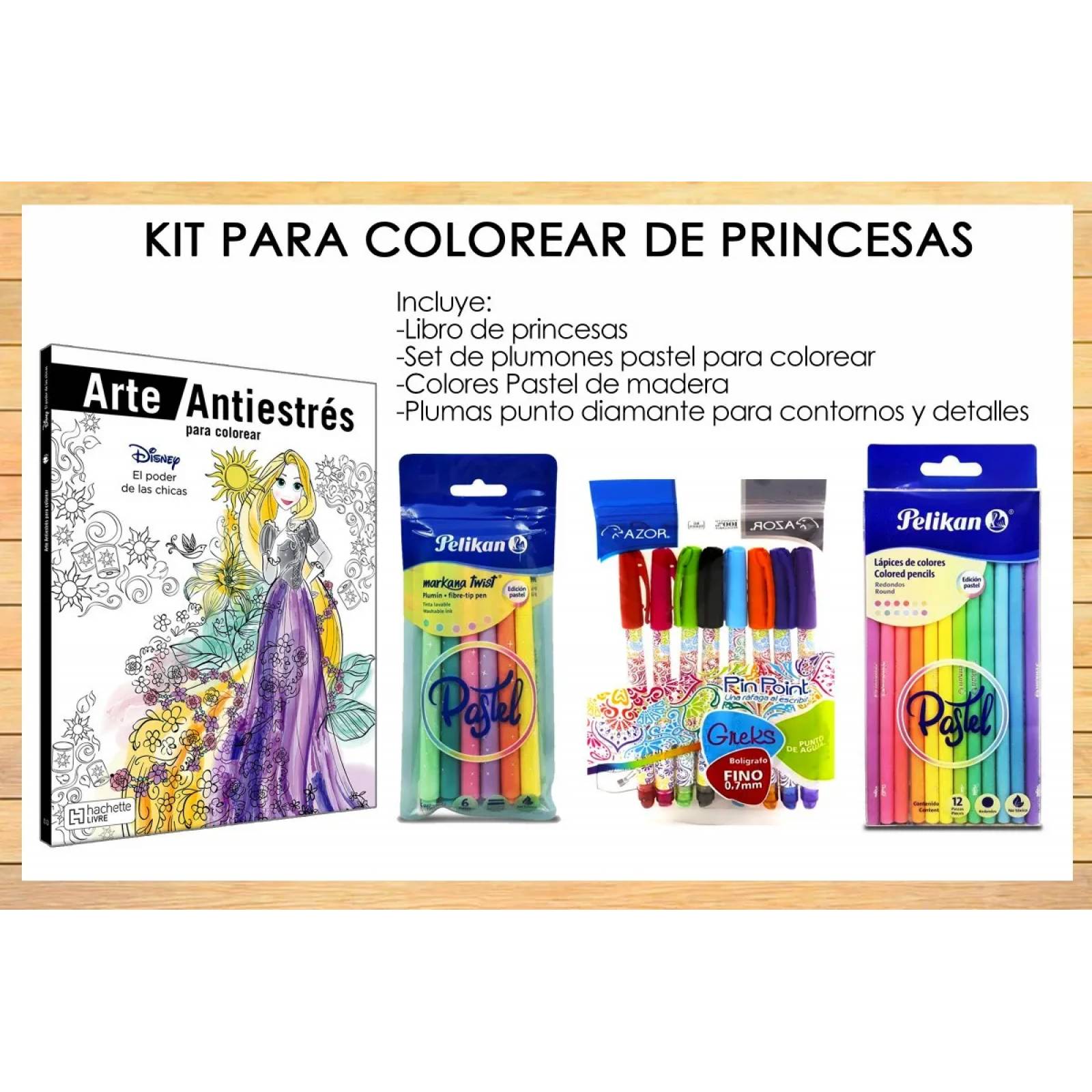 Princesas De Disney® Rapunzel Y Mas Libro Colorear