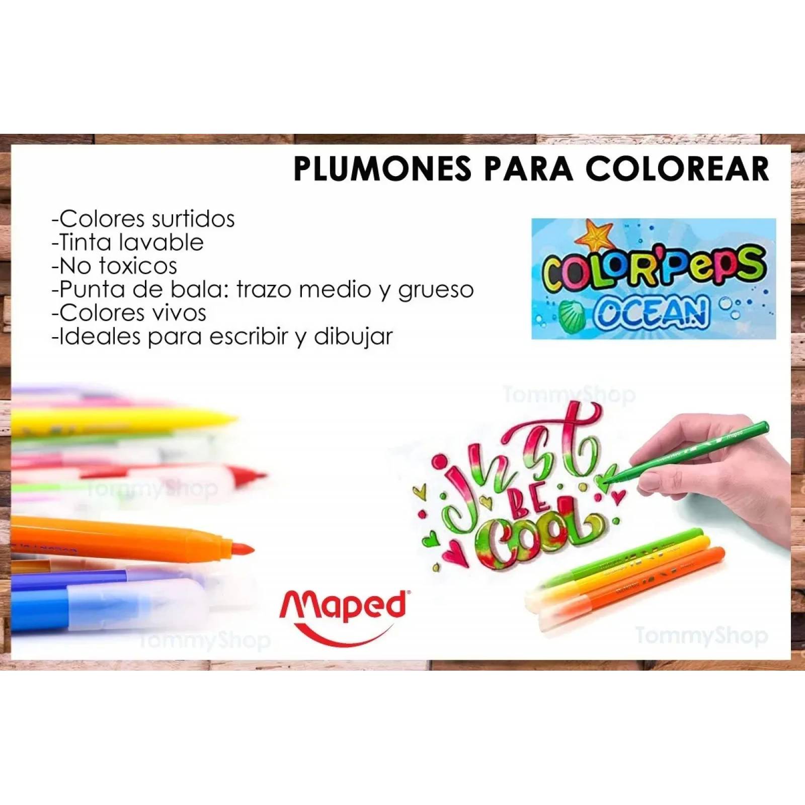 Colores Prismacolor Junior + Plumones + Plumas .-