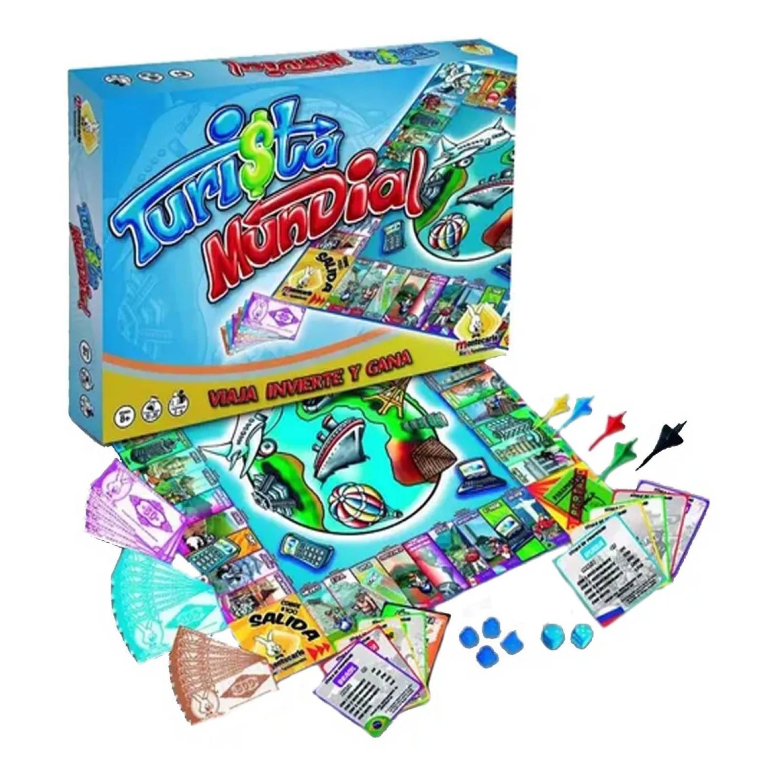 Turista Mundial Juego De Mesa Viaja Por El Mundo