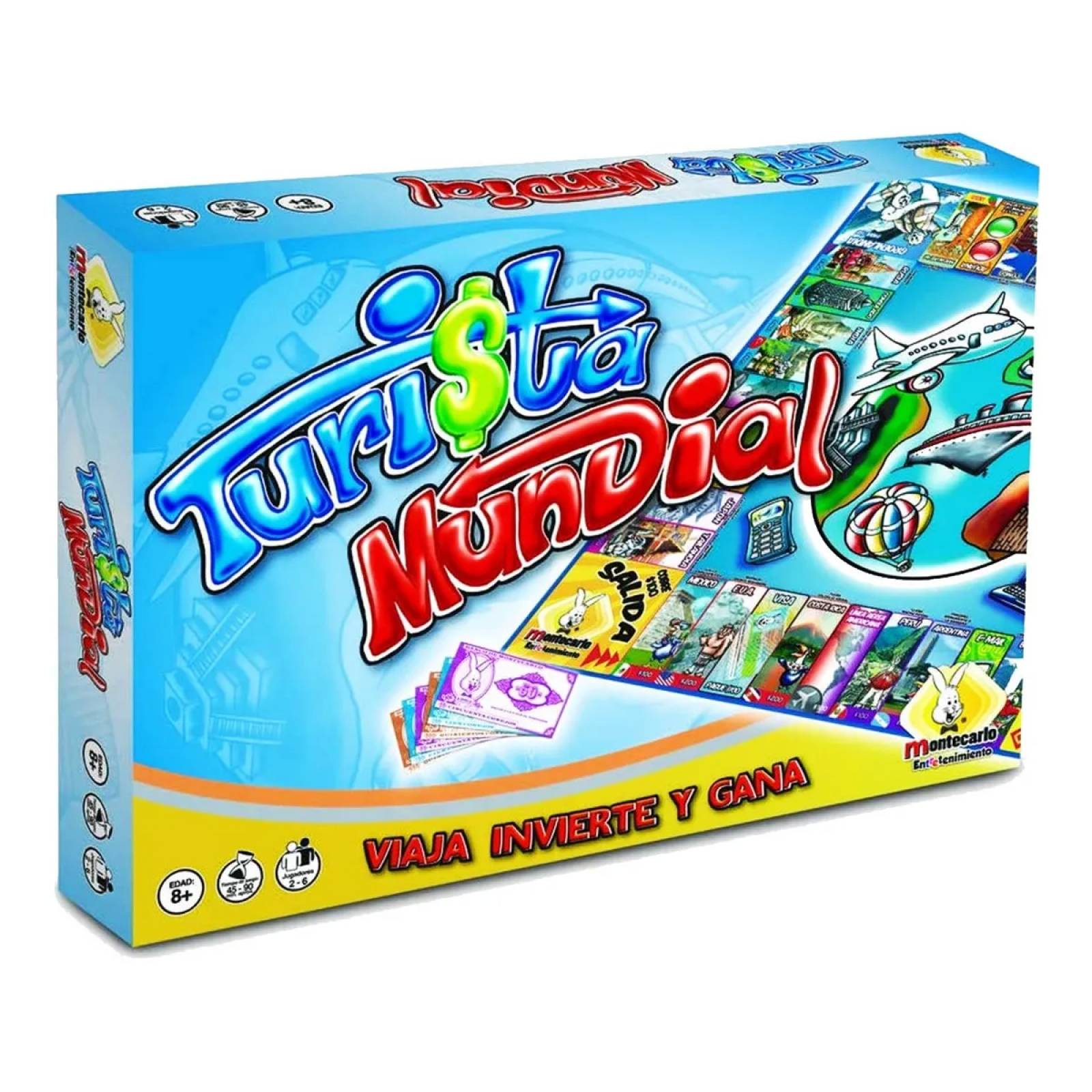 Turista Mundial Juego De Mesa Viaja Por El Mundo