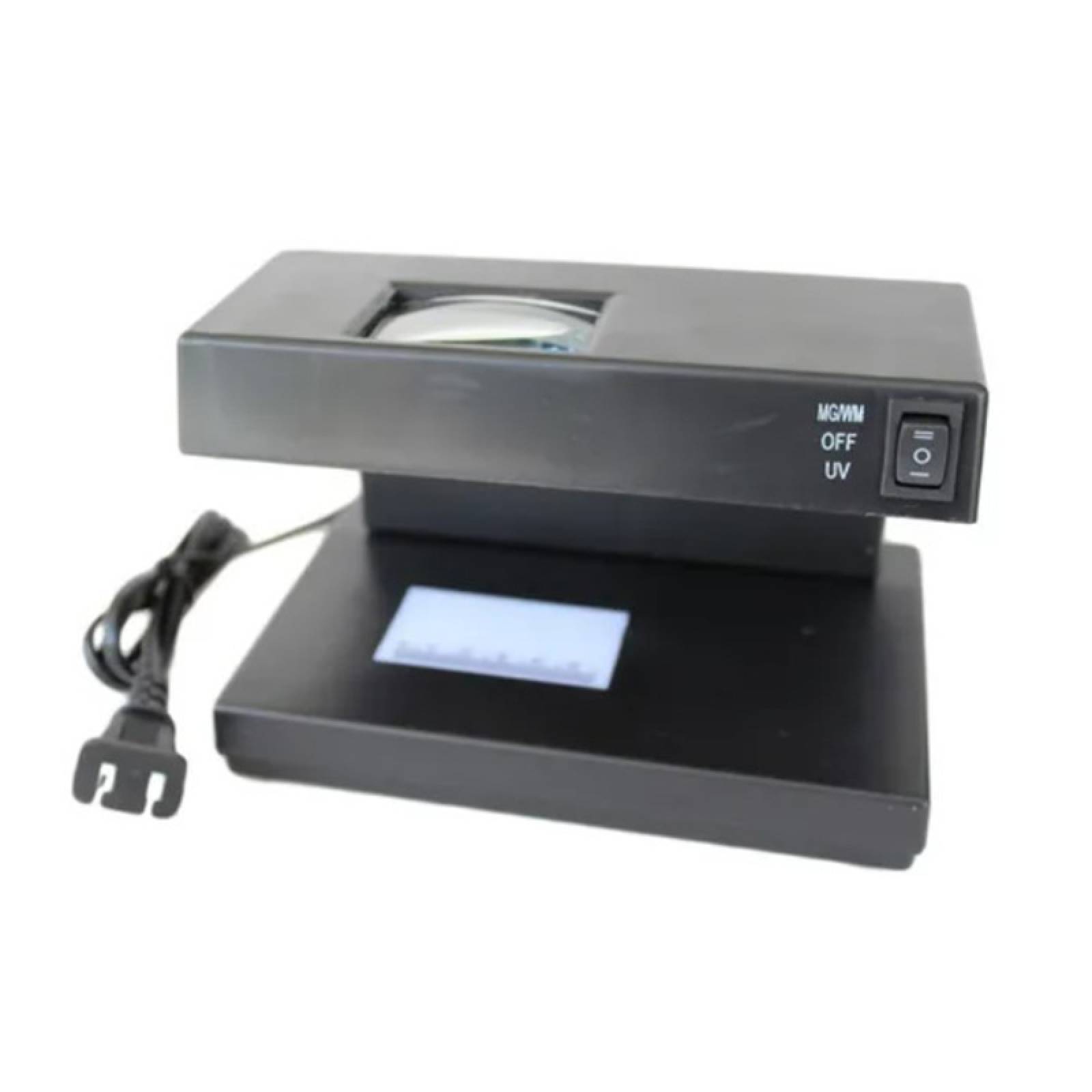 Detector De Billetes Falsos Con Lupa Y Regla 3x Led Y Uv 9w Lampara Detectora 