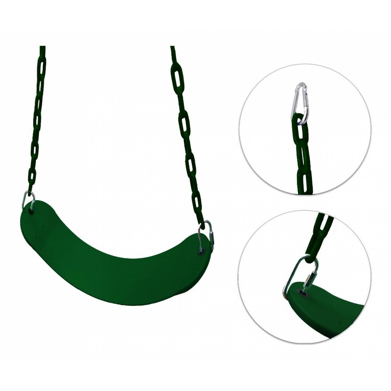 Columpio D Banda Para Niños Asiento Juegos Aire Libre Cadena