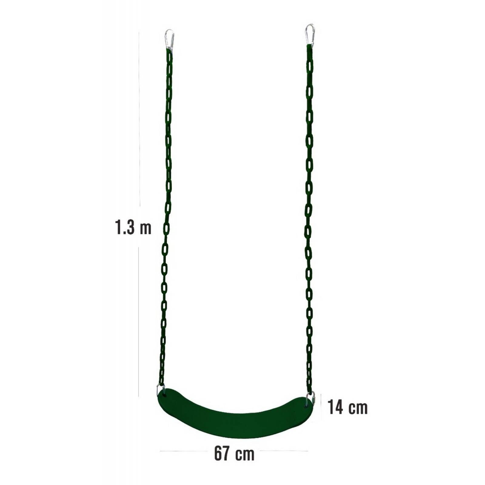 Columpio D Banda Para Niños Asiento Juegos Aire Libre Cadena