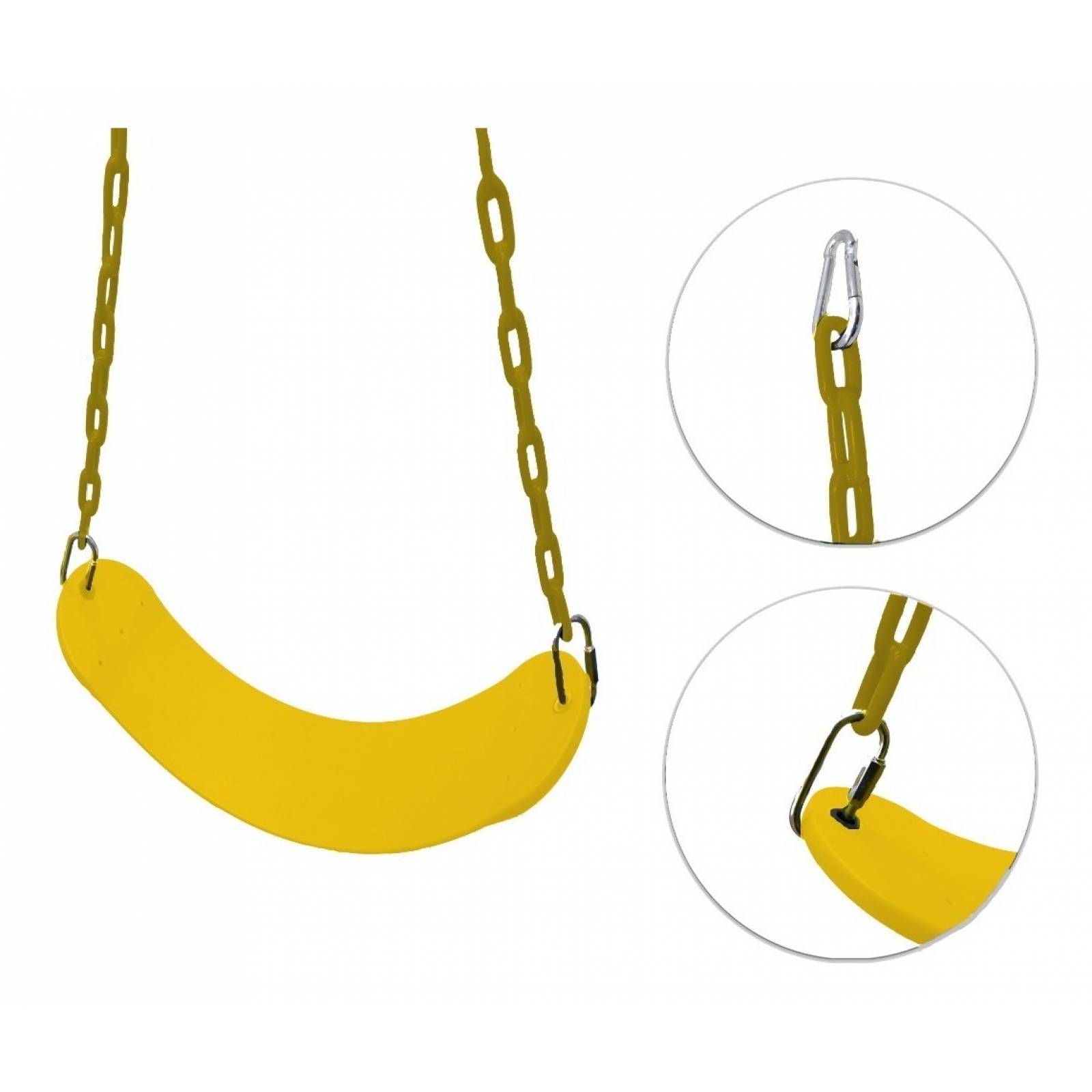 Columpio D Banda Para Niños Asiento Juegos Aire Libre Cadena