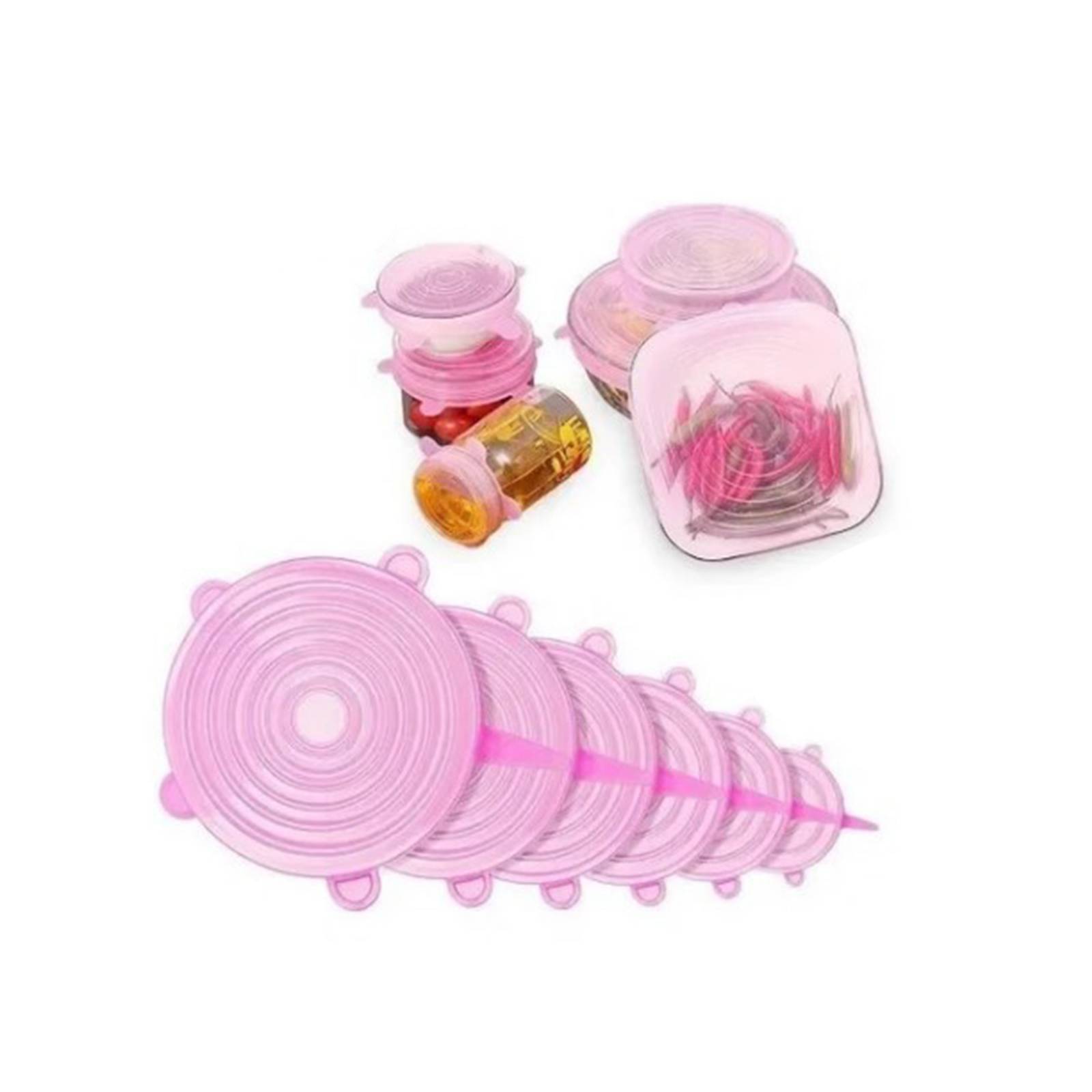 Tapas Silicona Ajustables Cocina Sin BPA, 12 Piezas Tapas de