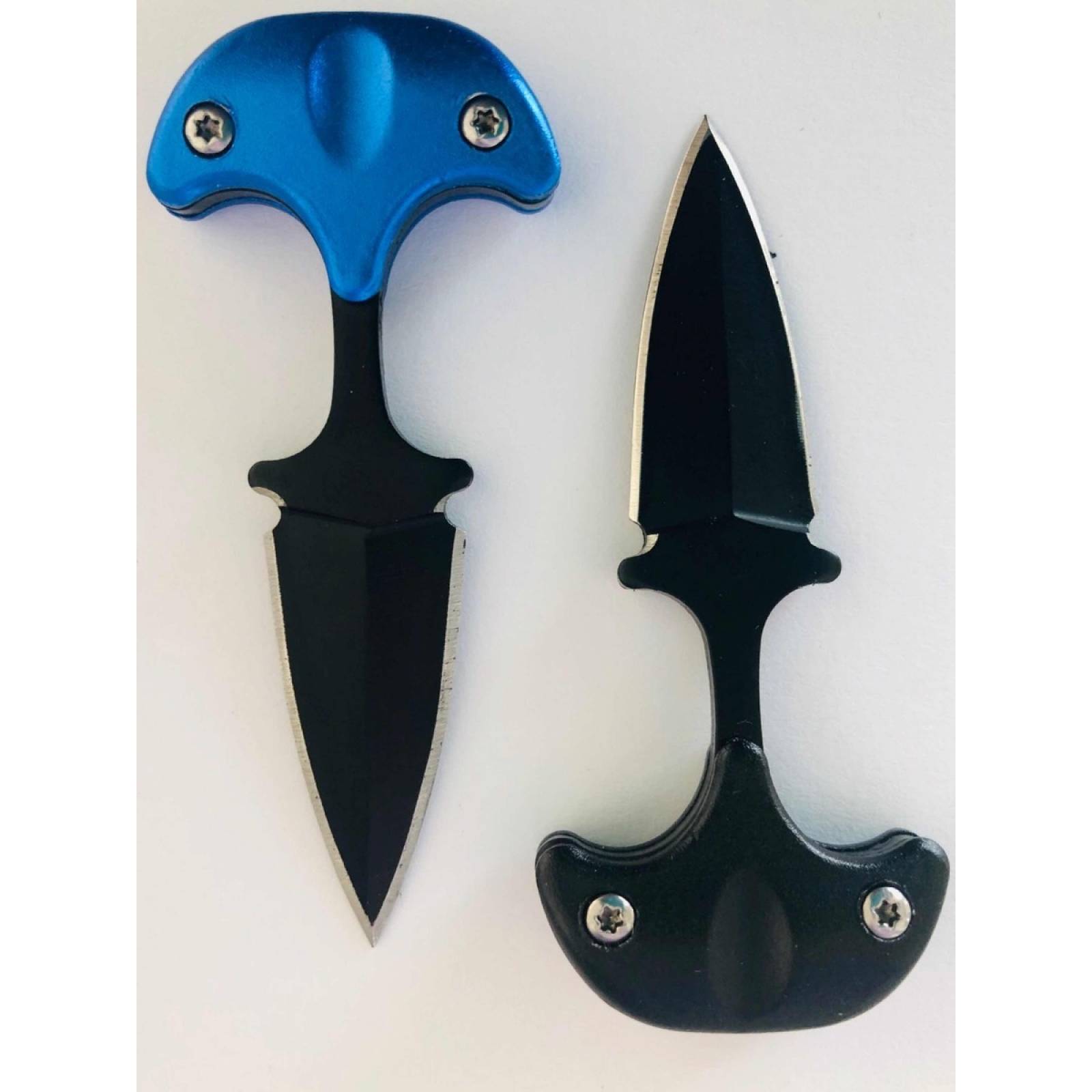 Cuchillo Navaja Collar Mini Táctico Para Defensa Personal