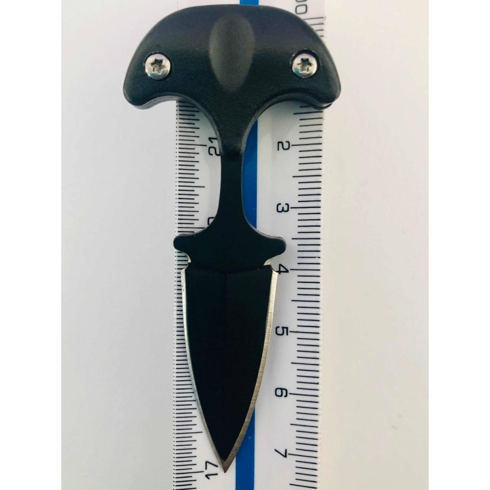 Cuchillo Navaja Collar Mini Táctico Para Defensa Personal