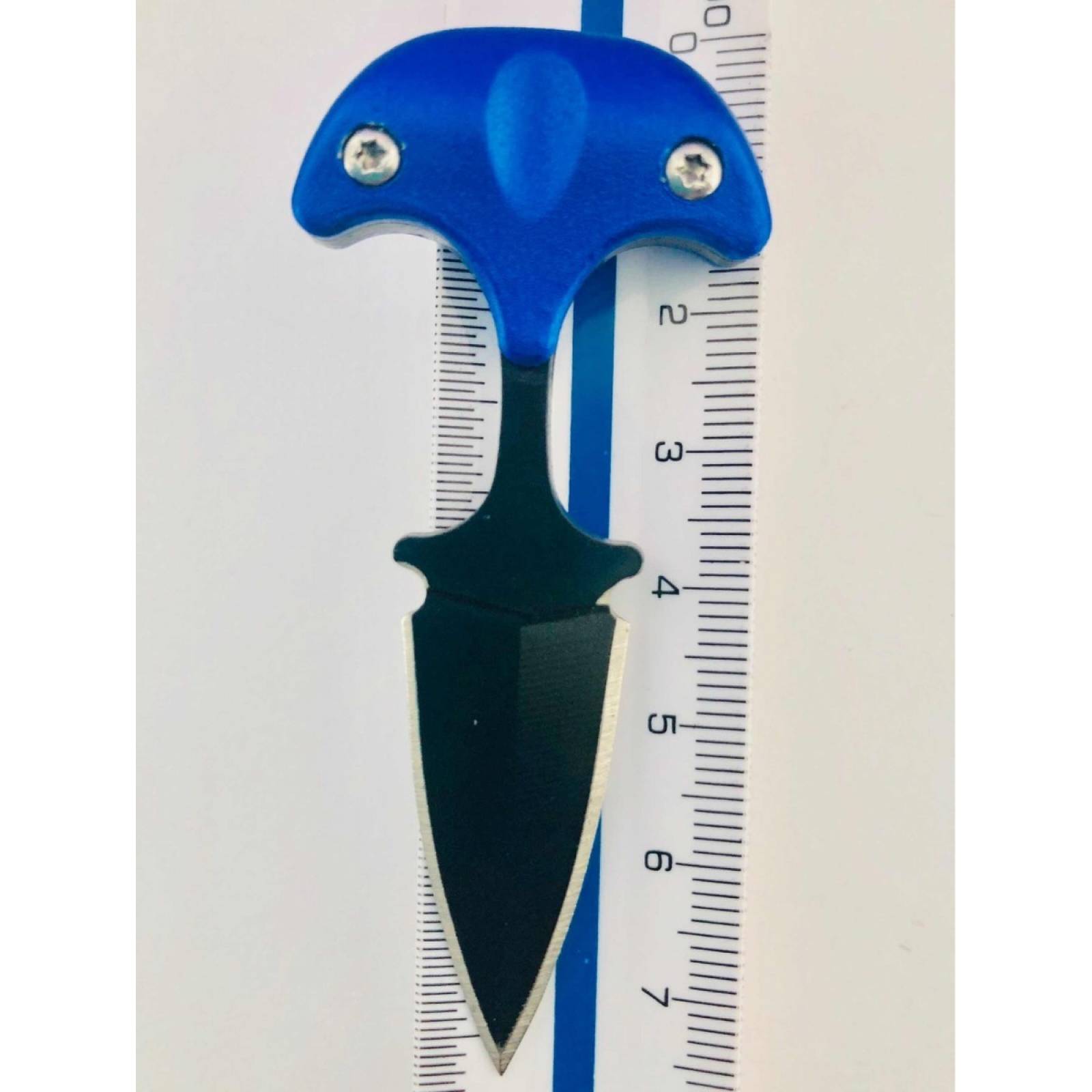 Cuchillo Navaja Collar Mini Táctico Para Defensa Personal