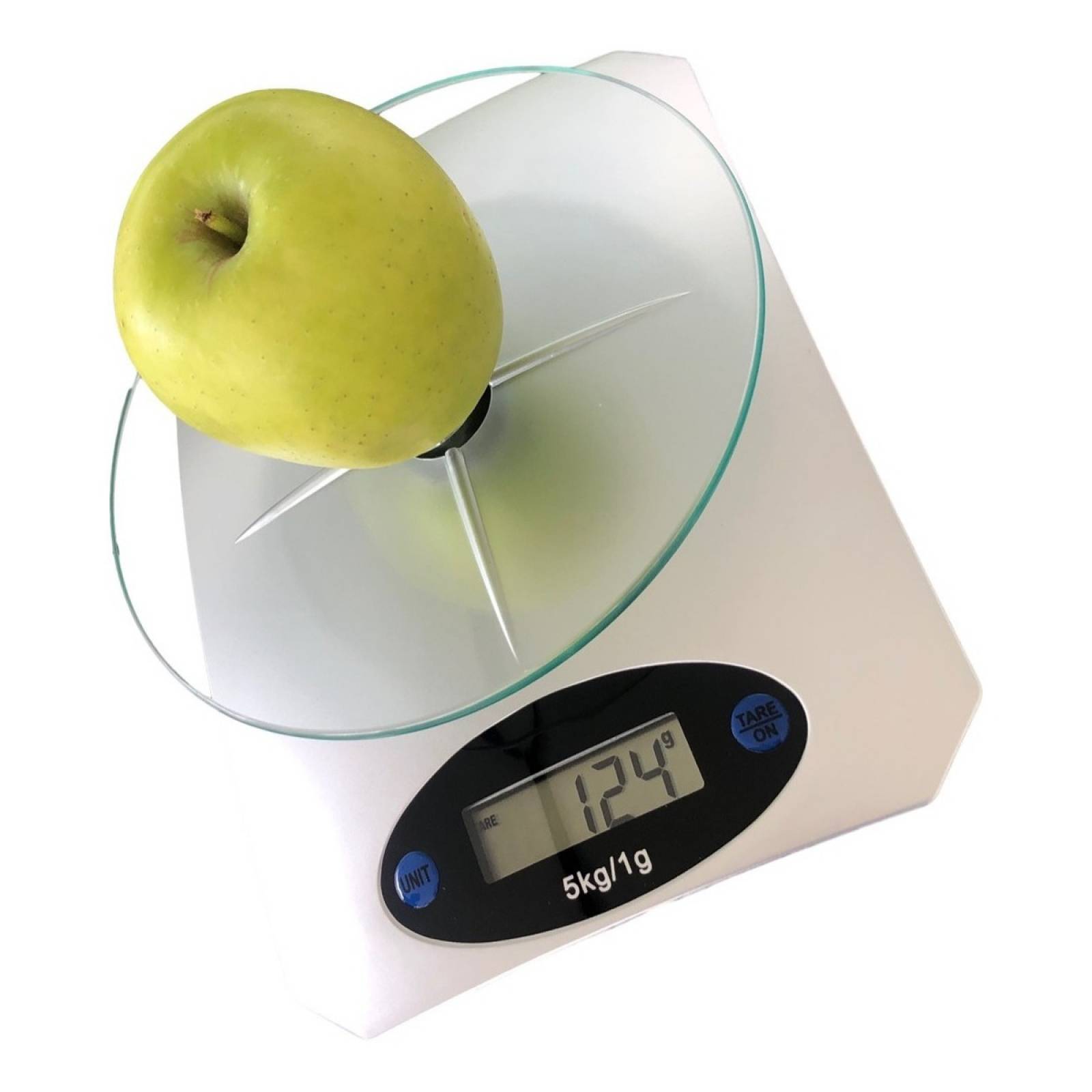 Bascula Digital De Cocina Gramera Cristal Templado 1g A 5kg