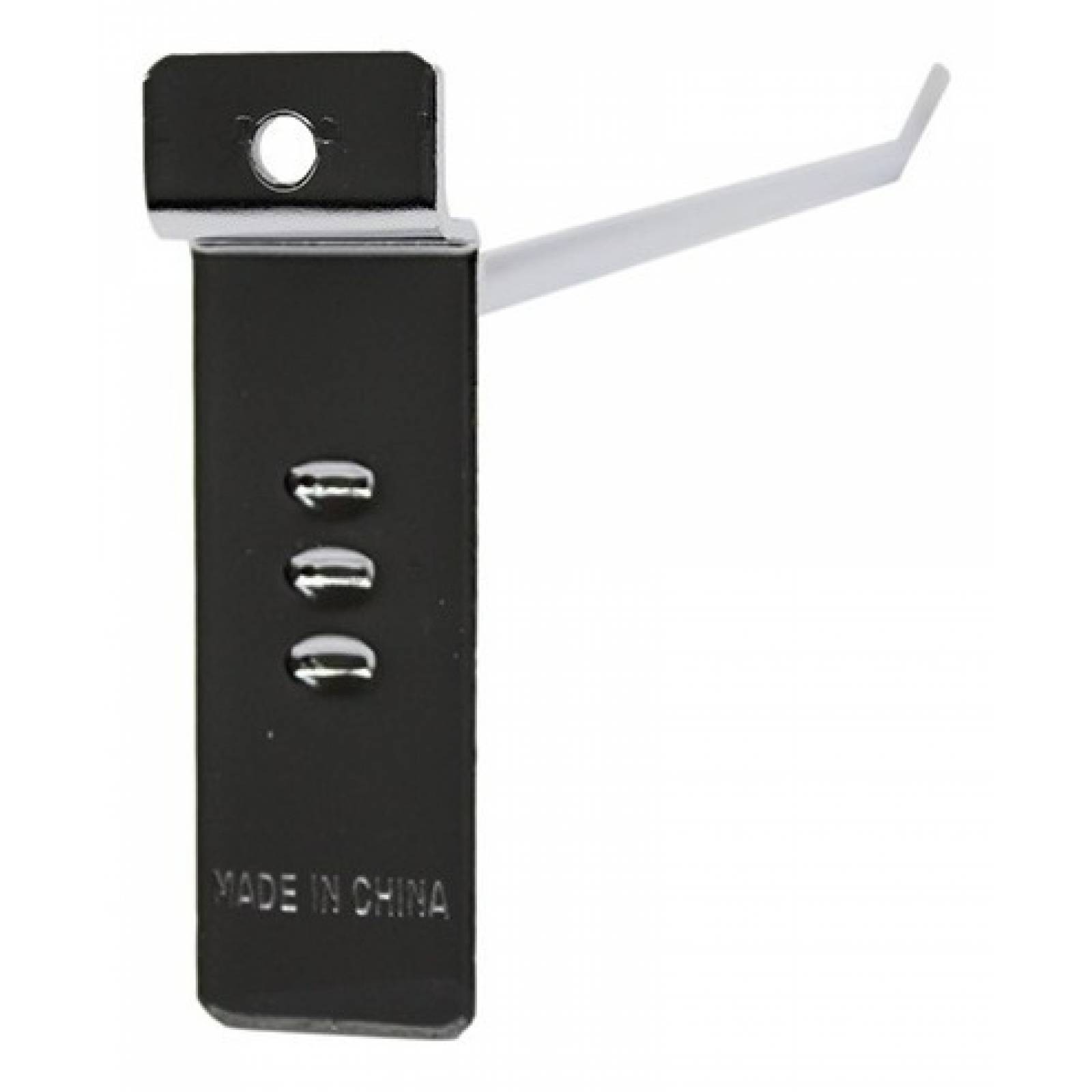 Gancho Blister Cromado Para Panel Ranurado Exhibipanel Resistente Grueso 10cm Y 20cm 