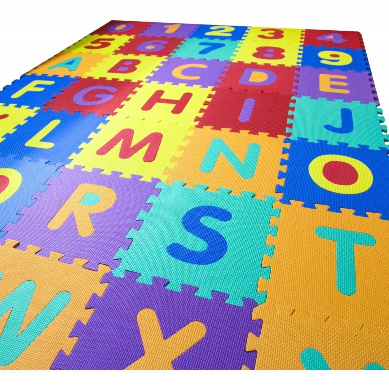 Tapete Piso Bebés Niños Abecedario Numerico Fomi 40 Piezas