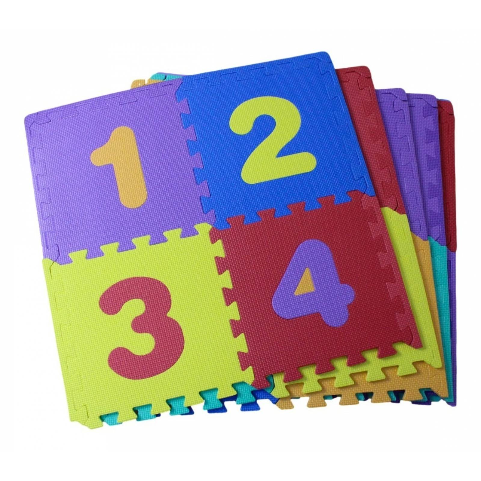 Tapete Piso Bebés Niños Abecedario Numerico Fomi 40 Piezas