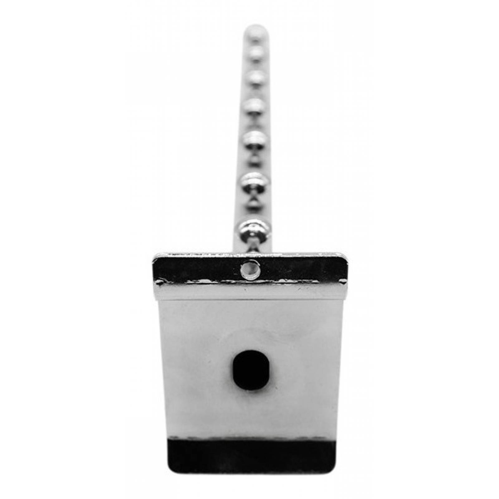 Cascada De 7 Balines Cromada Para Panel Ranurado 3 Piezas